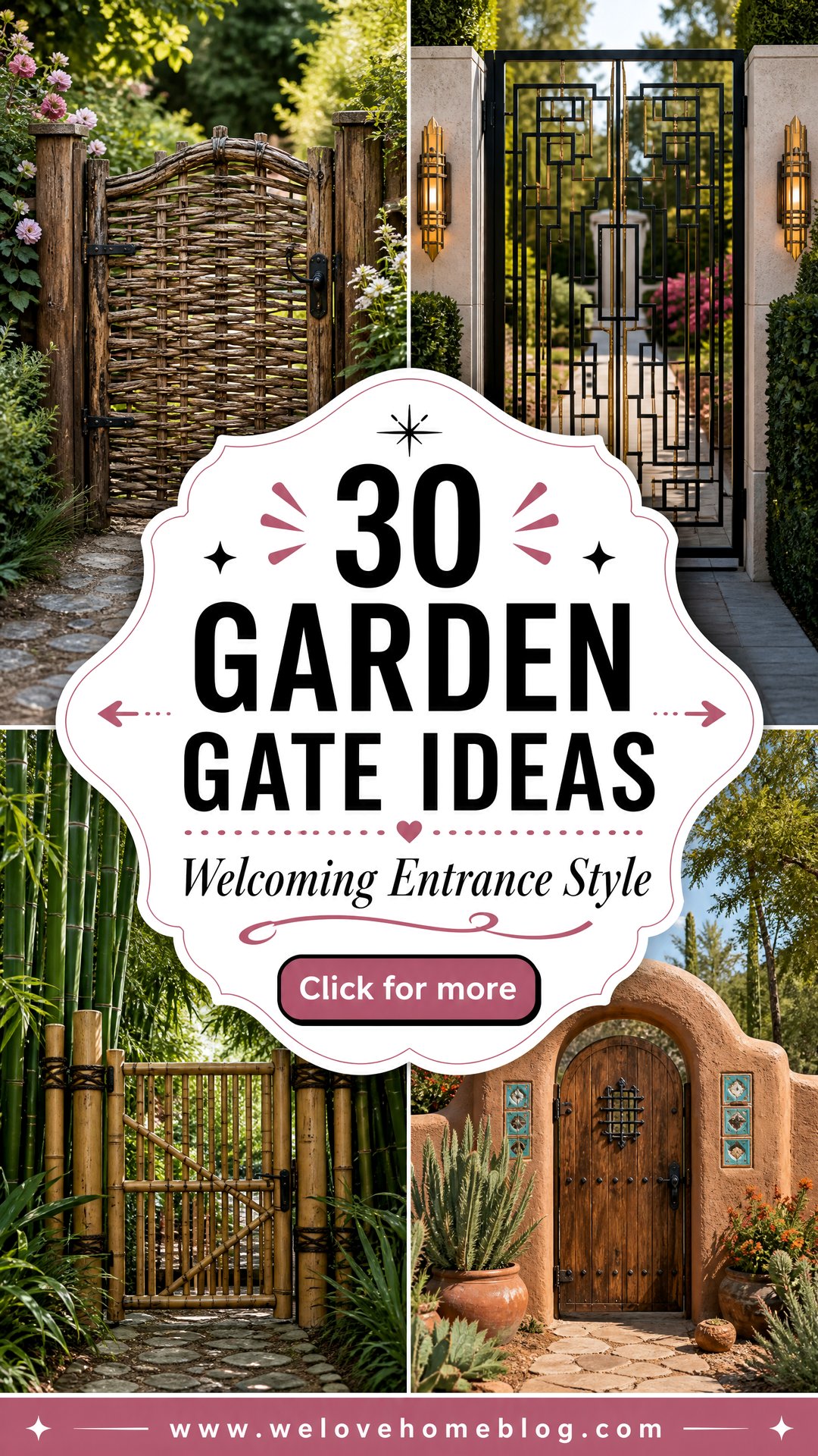 30 Charming Garden Gate Ideas for a Welcoming Entrance - 30 Charming Garden Gate Ideas for a Welcoming Entrance