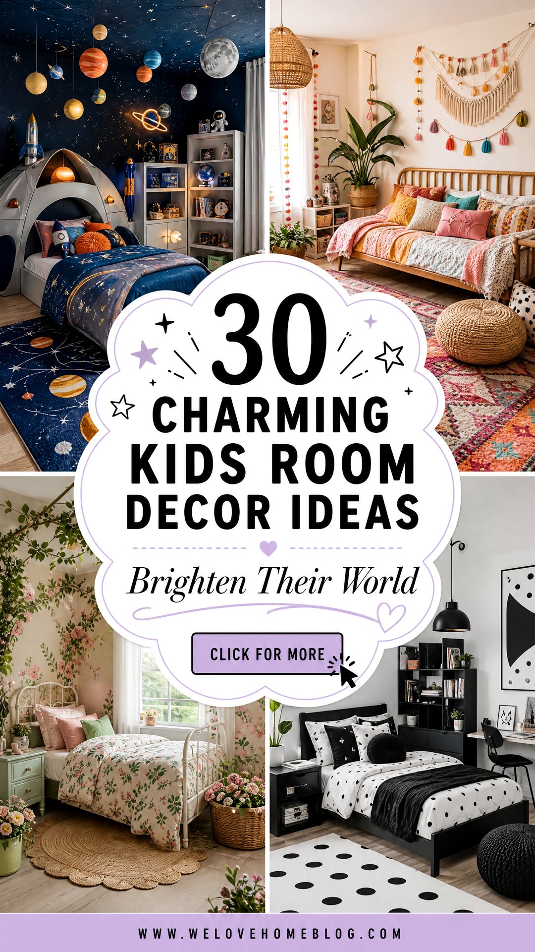 30 Charming Kids Room Decor Ideas to Brighten Spaces - 30 Charming Kids Room Decor Ideas to Brighten Spaces