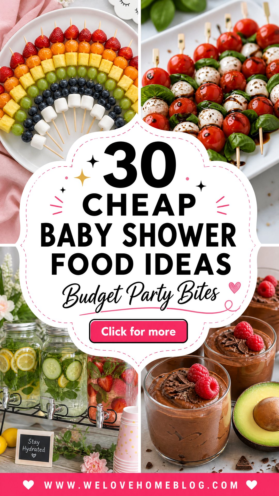 30 Cheap Baby Shower Food Ideas for Budget Entertaining - 30 Cheap Baby Shower Food Ideas for Budget Entertaining