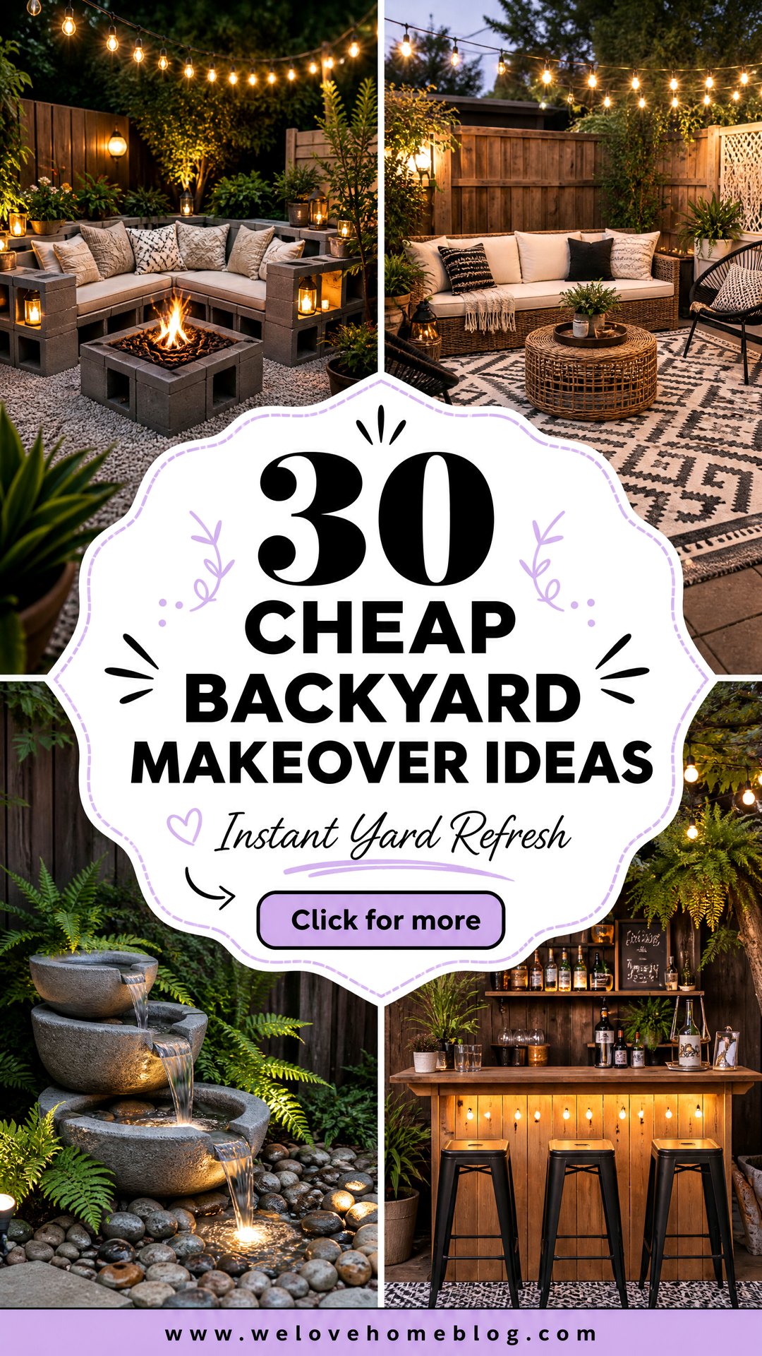 30 Cheap Backyard Makeover Ideas for an Instant Refresh - 30 Cheap Backyard Makeover Ideas for an Instant Refresh