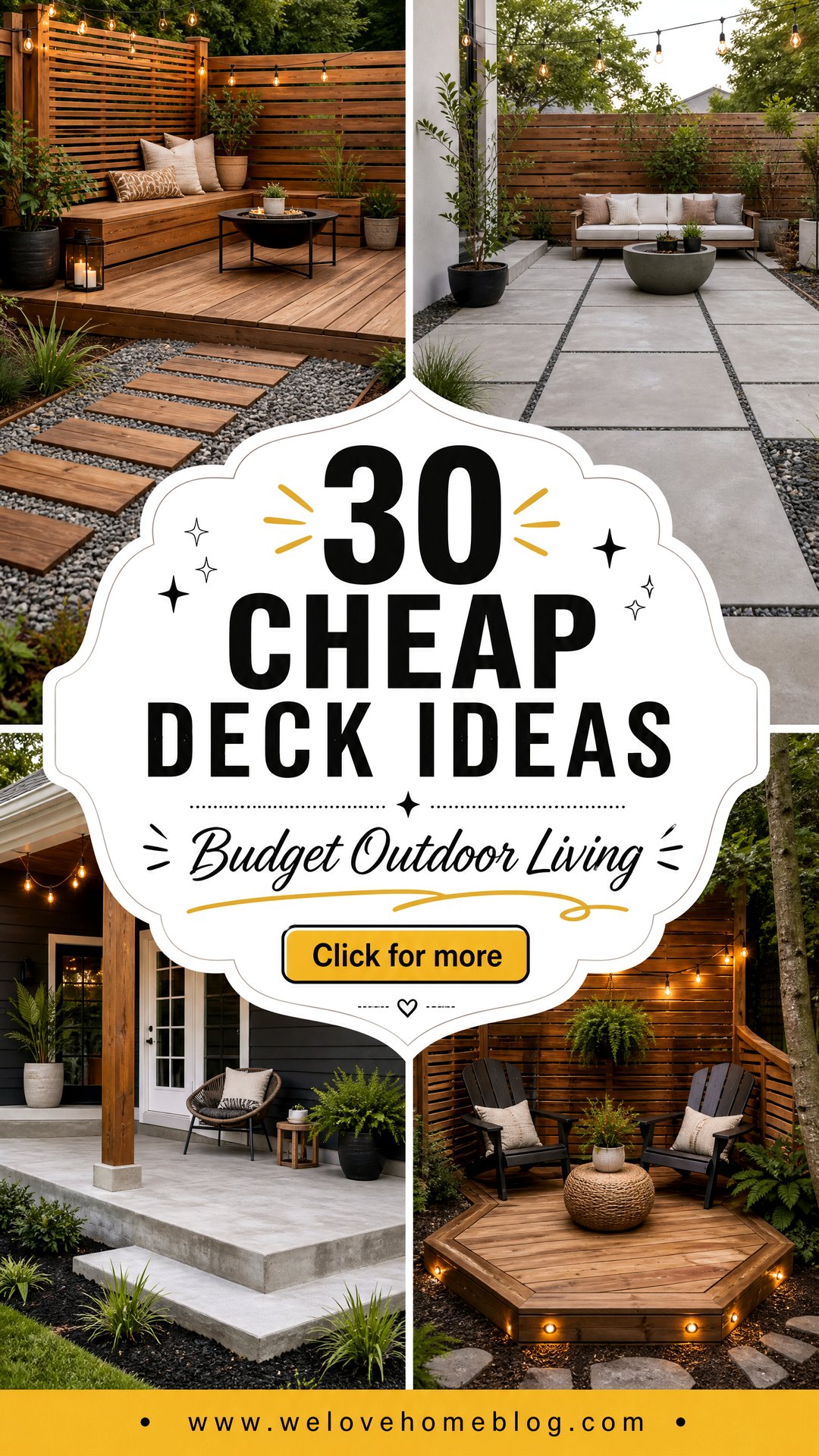 30 Cheap Deck Ideas for a Budget Friendly Outdoor Area - 30 Cheap Deck Ideas for a Budget Friendly Outdoor Area