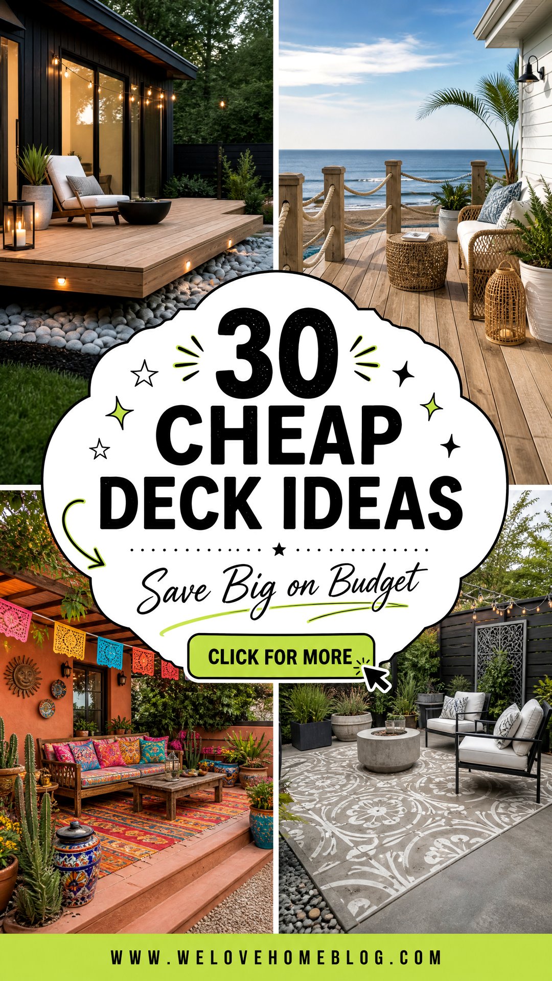 30 Cheap Deck Ideas on a Budget to Save You Money - 30 Cheap Deck Ideas on a Budget to Save You Money