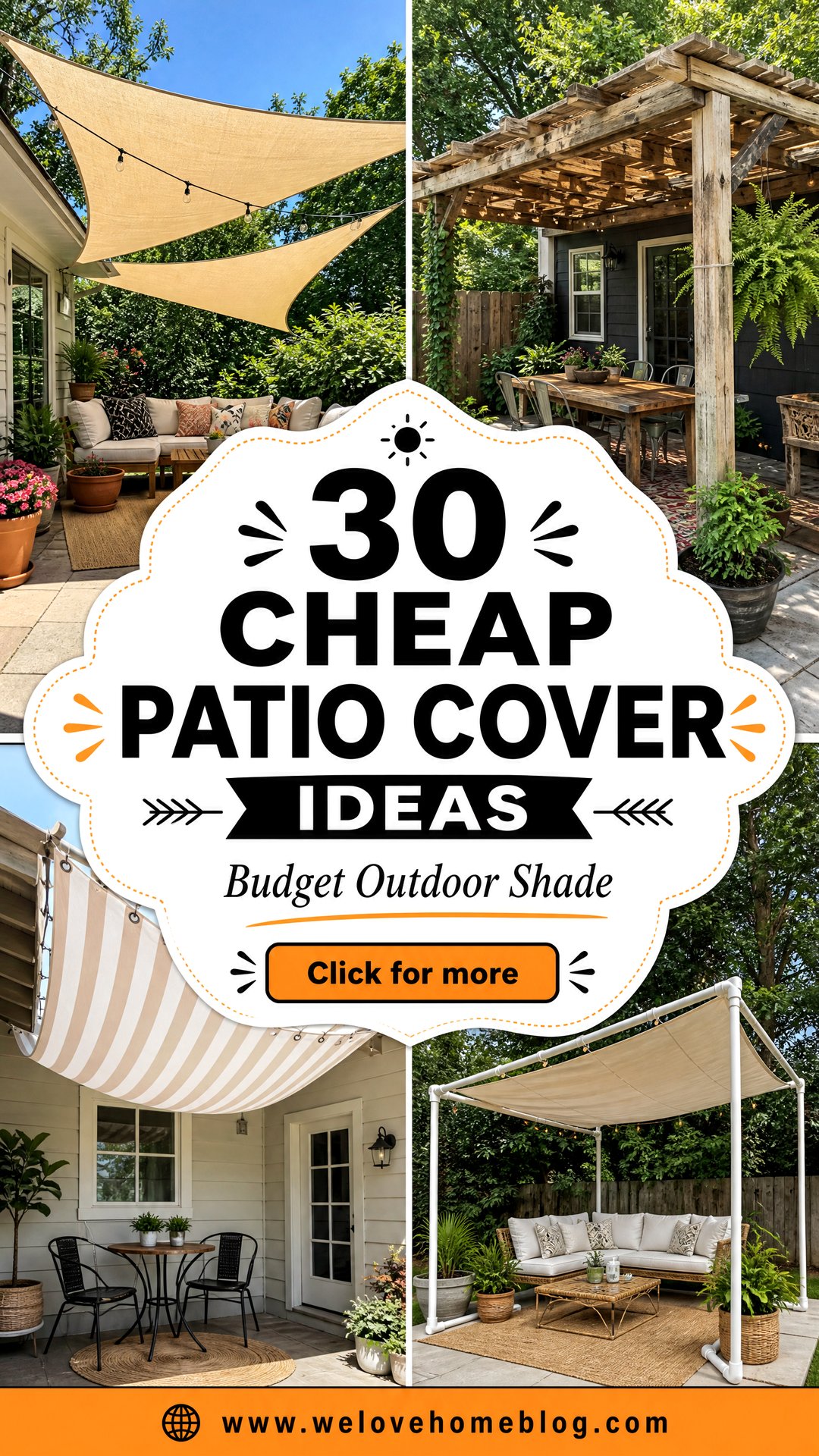 30 Cheap Patio Cover Ideas for Budget Outdoor Shade - 30 Cheap Patio Cover Ideas for Budget Outdoor Shade