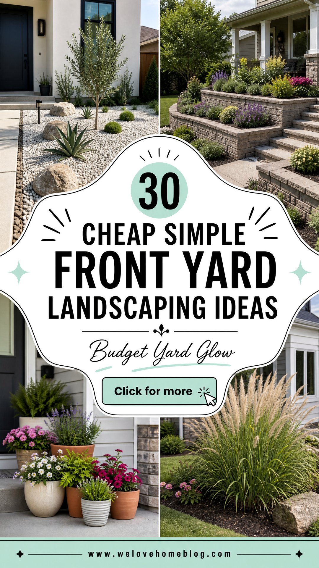30 Cheap Simple Front Yard Landscaping Ideas - 30 Cheap Simple Front Yard Landscaping Ideas