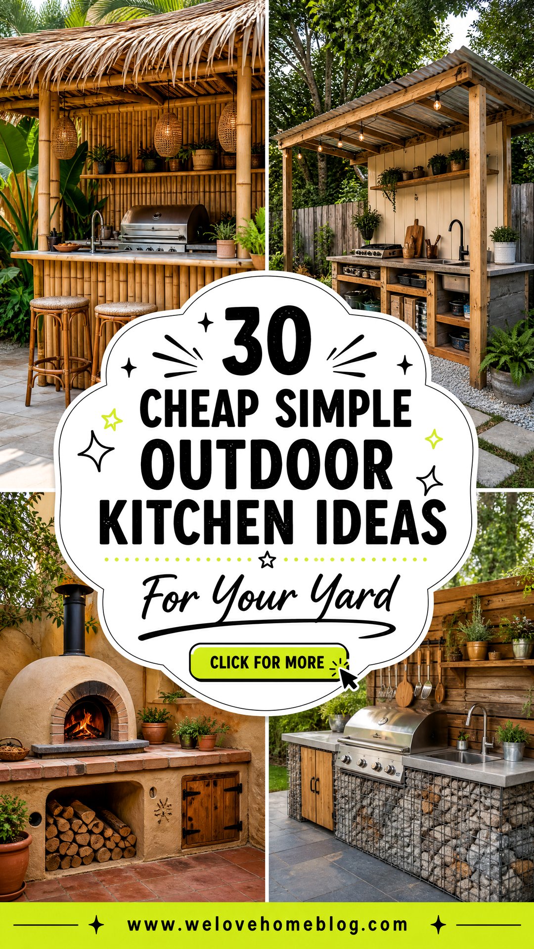 30 Cheap Simple Outdoor Kitchen Ideas for Your Yard - 30 Cheap Simple Outdoor Kitchen Ideas for Your Yard