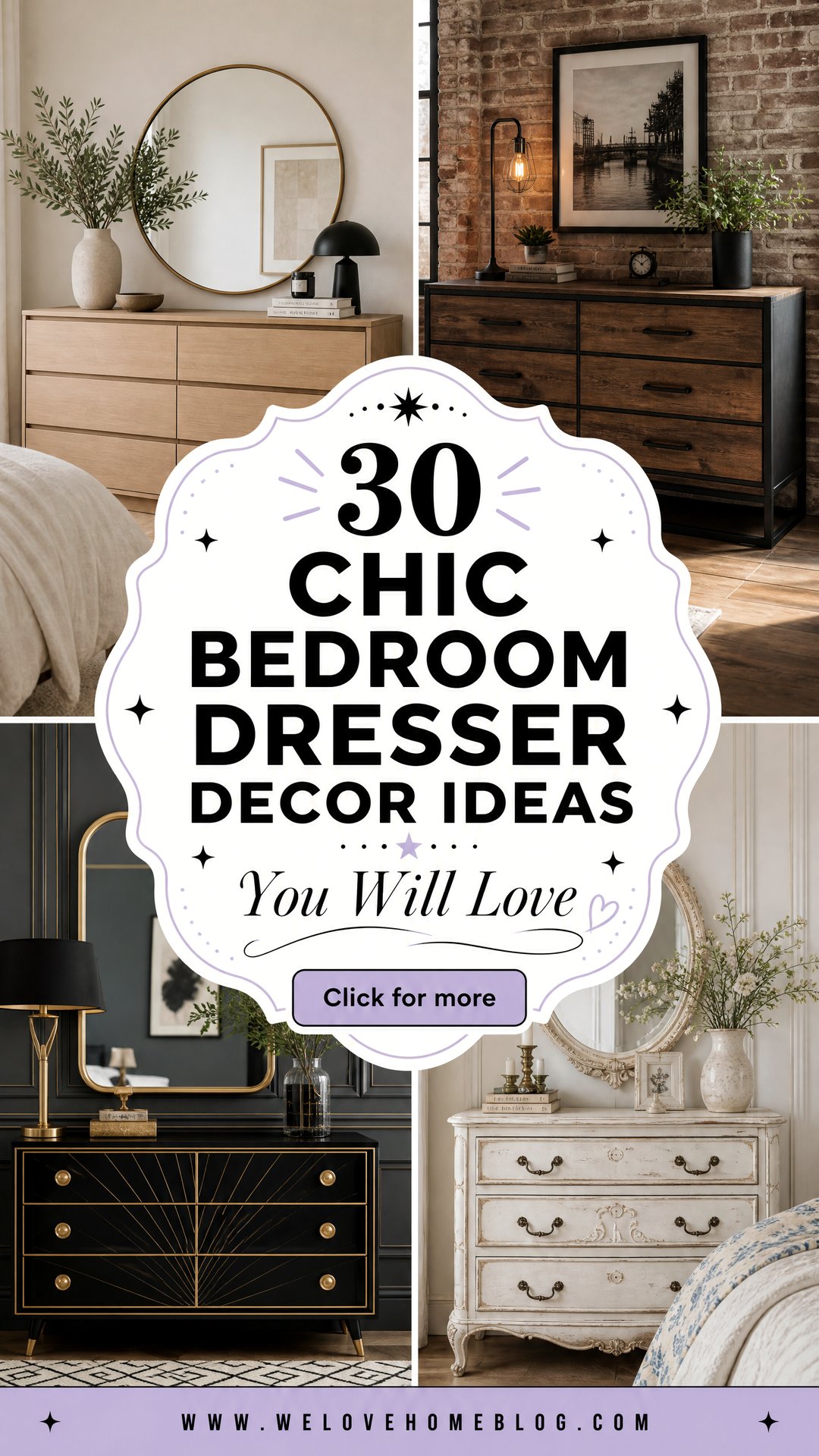 30 Chic Bedroom Dresser Decor Ideas You Will Love - 30 Chic Bedroom Dresser Decor Ideas You Will Love