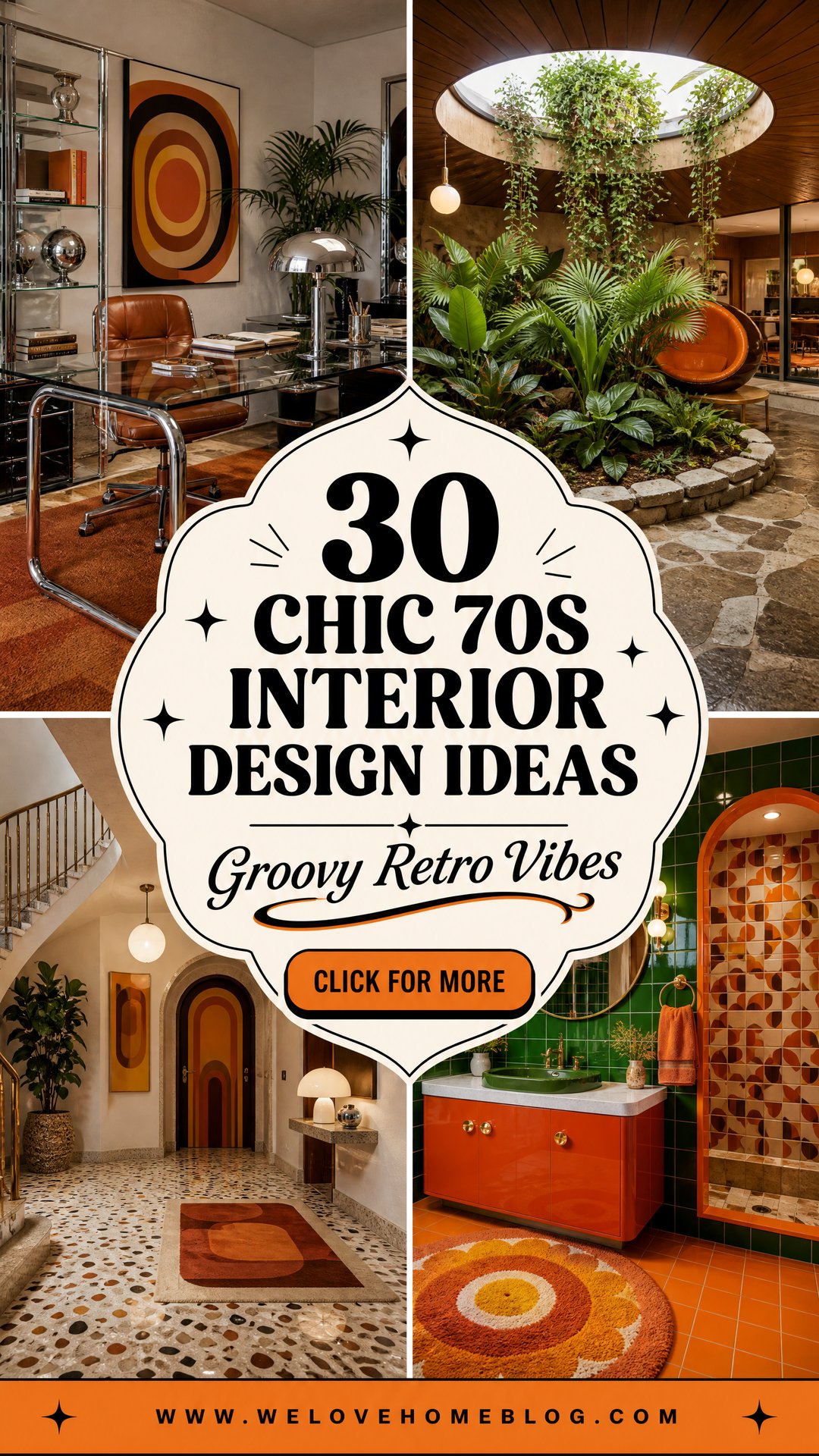 30 Chic 70s Interior Design Ideas for a Groovy Home - 30 Chic 70s Interior Design Ideas for a Groovy Home