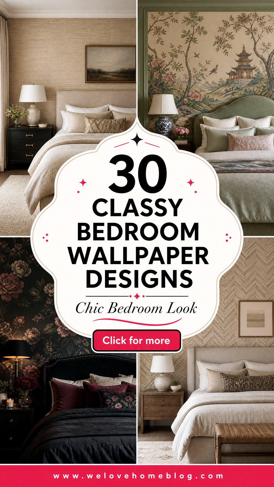 30 Classy Bedroom Wallpaper Designs for a Chic Look - 30 Classy Bedroom Wallpaper Designs for a Chic Look