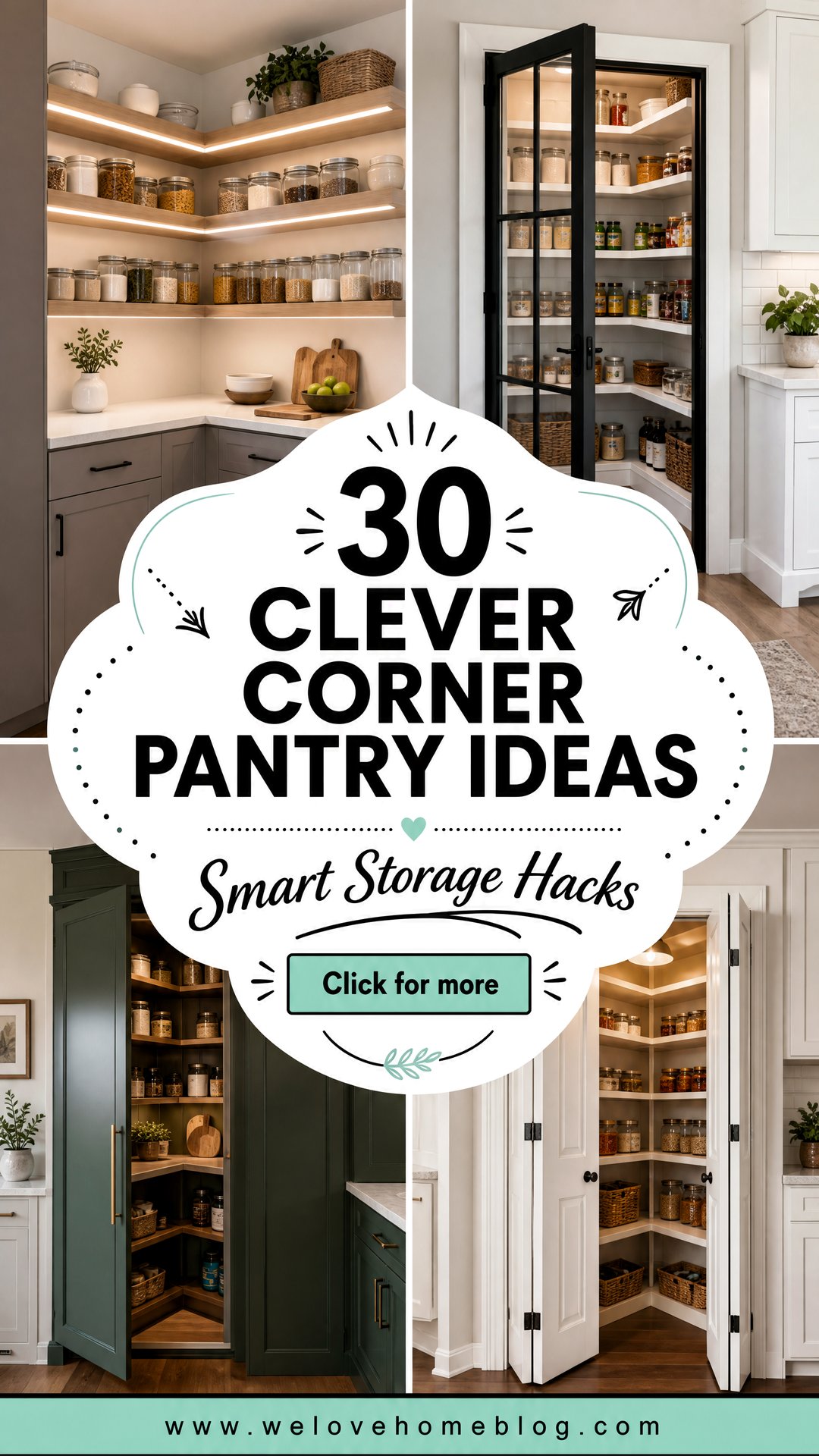 30 Clever Corner Pantry Ideas for More Storage - 30 Clever Corner Pantry Ideas for More Storage