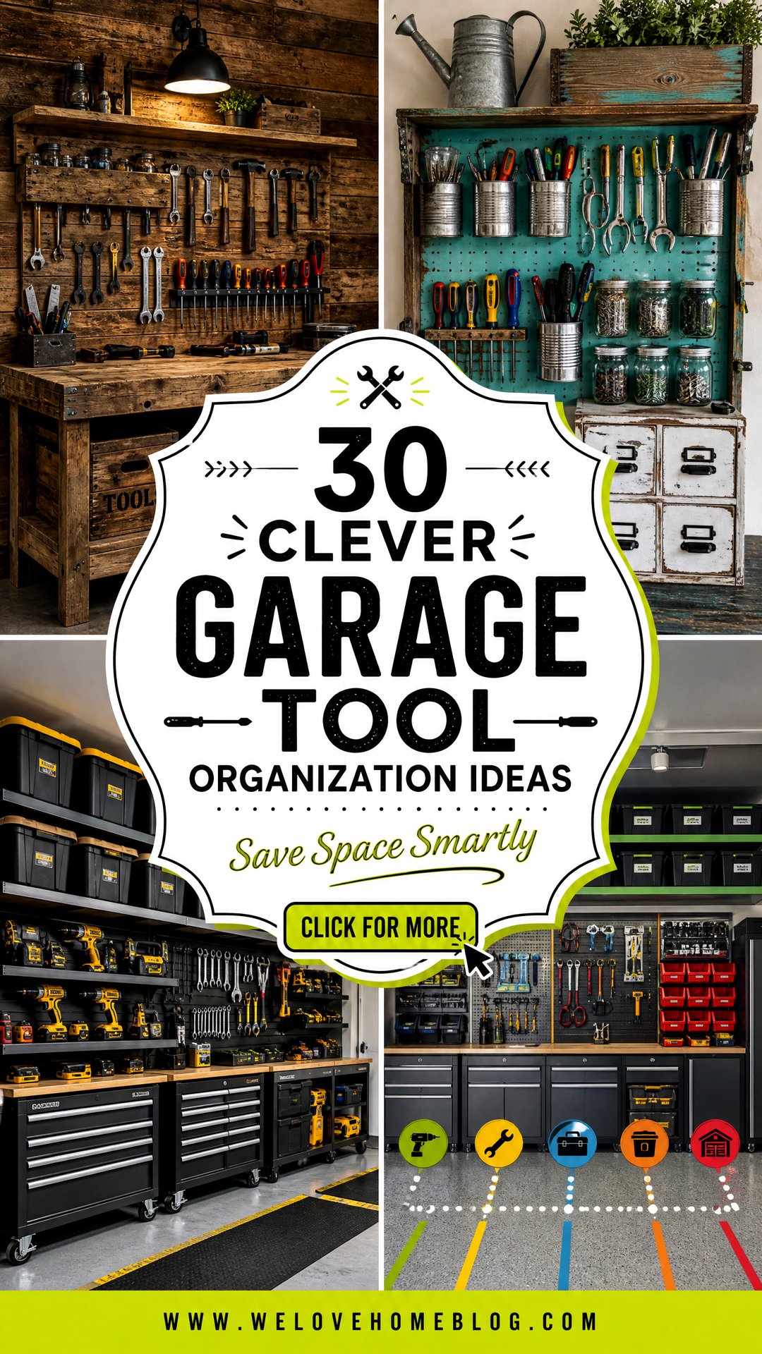 30 Clever Garage Tool Organization Ideas to Save Space - 30 Clever Garage Tool Organization Ideas to Save Space