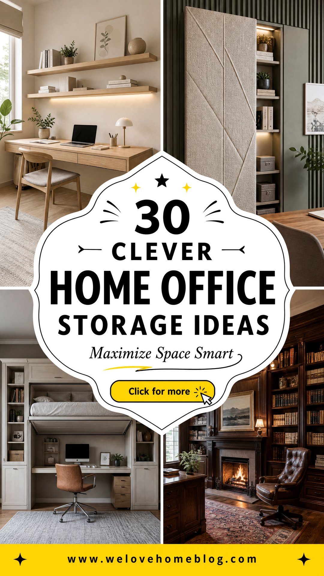 30 Clever Home Office Storage Ideas to Maximize Space - 30 Clever Home Office Storage Ideas to Maximize Space