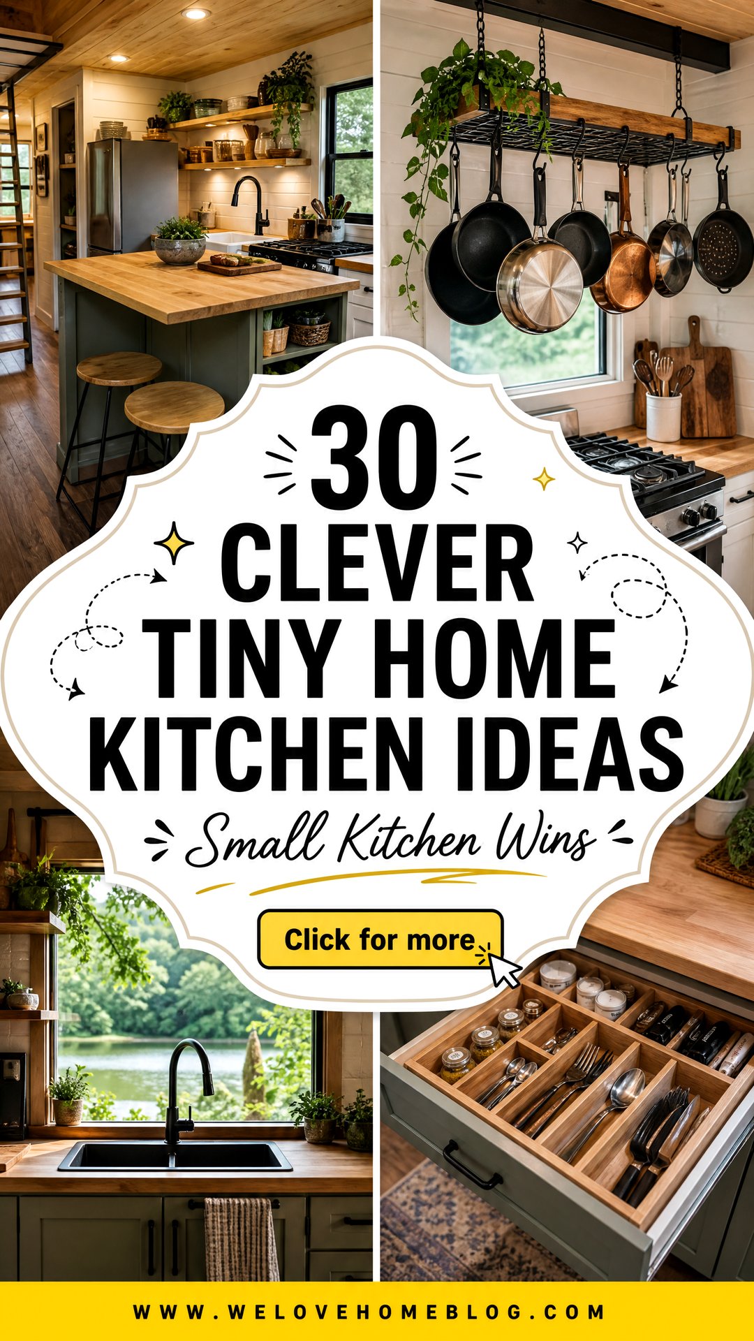 30 Clever Tiny Home Kitchen Ideas for Small Spaces - 30 Clever Tiny Home Kitchen Ideas for Small Spaces