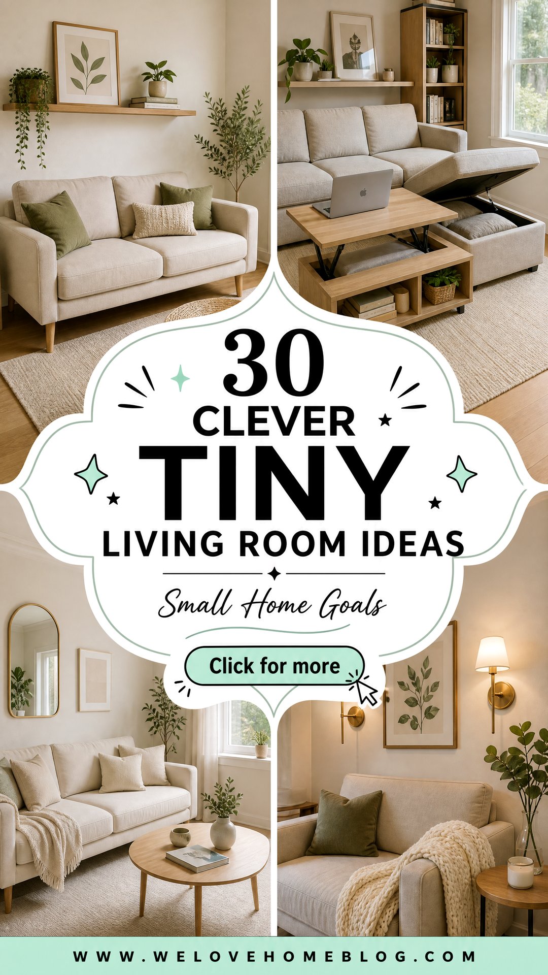 30 Clever Tiny Living Room Ideas for Small Homes - 30 Clever Tiny Living Room Ideas for Small Homes