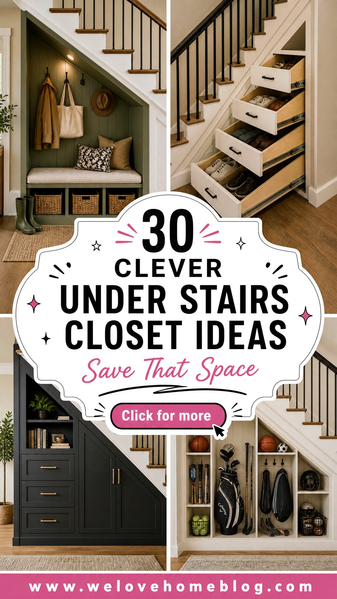30 Clever Under Stairs Closet Ideas to Save Space - 30 Clever Under Stairs Closet Ideas to Save Space