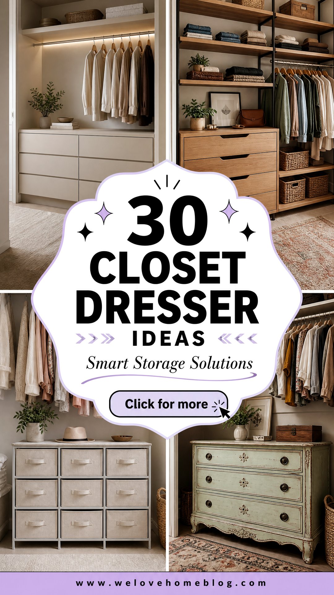 30 Closet Dresser Ideas for Smart Storage Solutions - 30 Closet Dresser Ideas for Smart Storage Solutions
