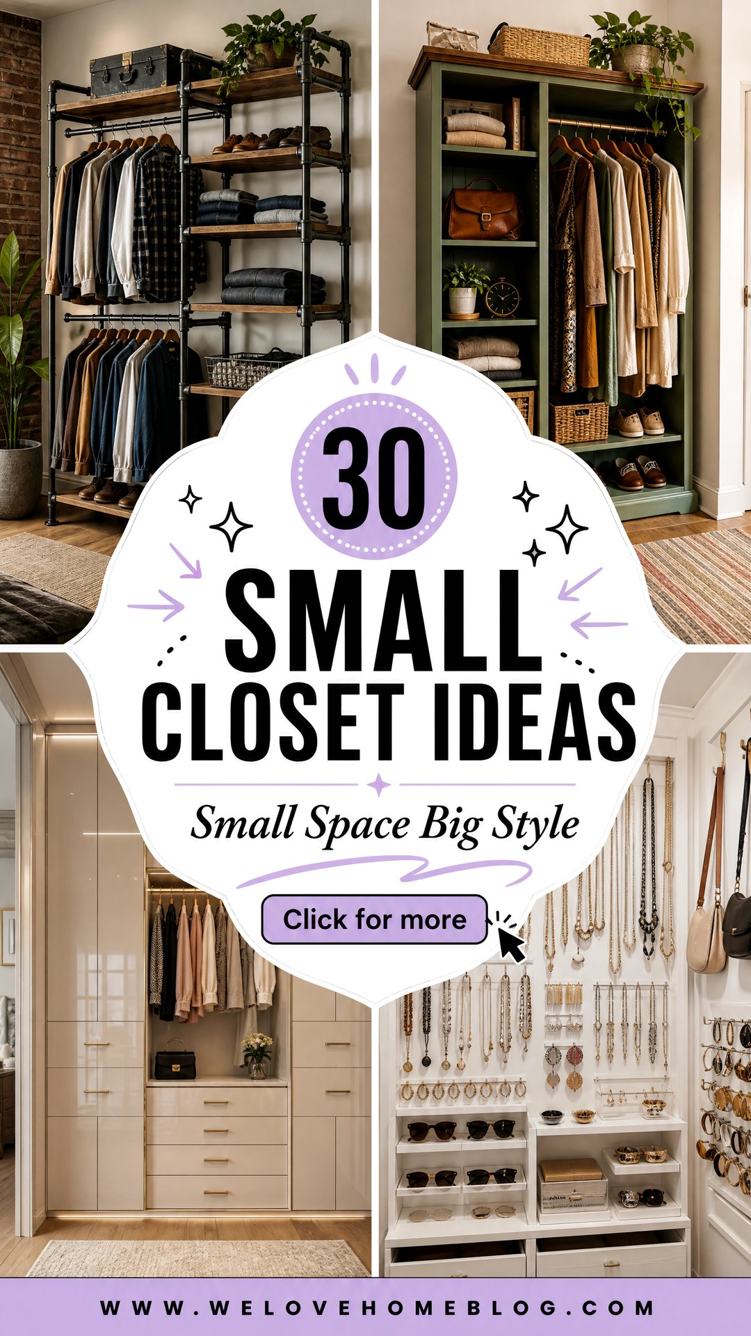 30 Closet Ideas Small Space Owners Will Love - 30 Closet Ideas Small Space Owners Will Love