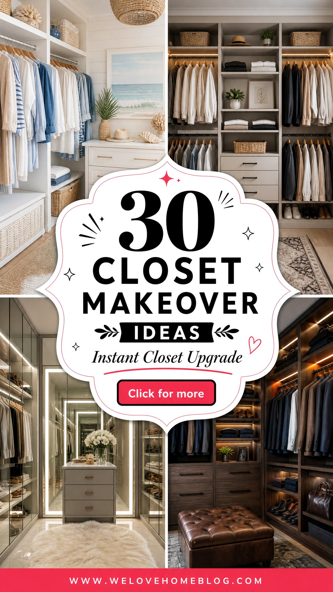 30 Closet Makeover Ideas for an Instant Upgrade - 30 Closet Makeover Ideas for an Instant Upgrade