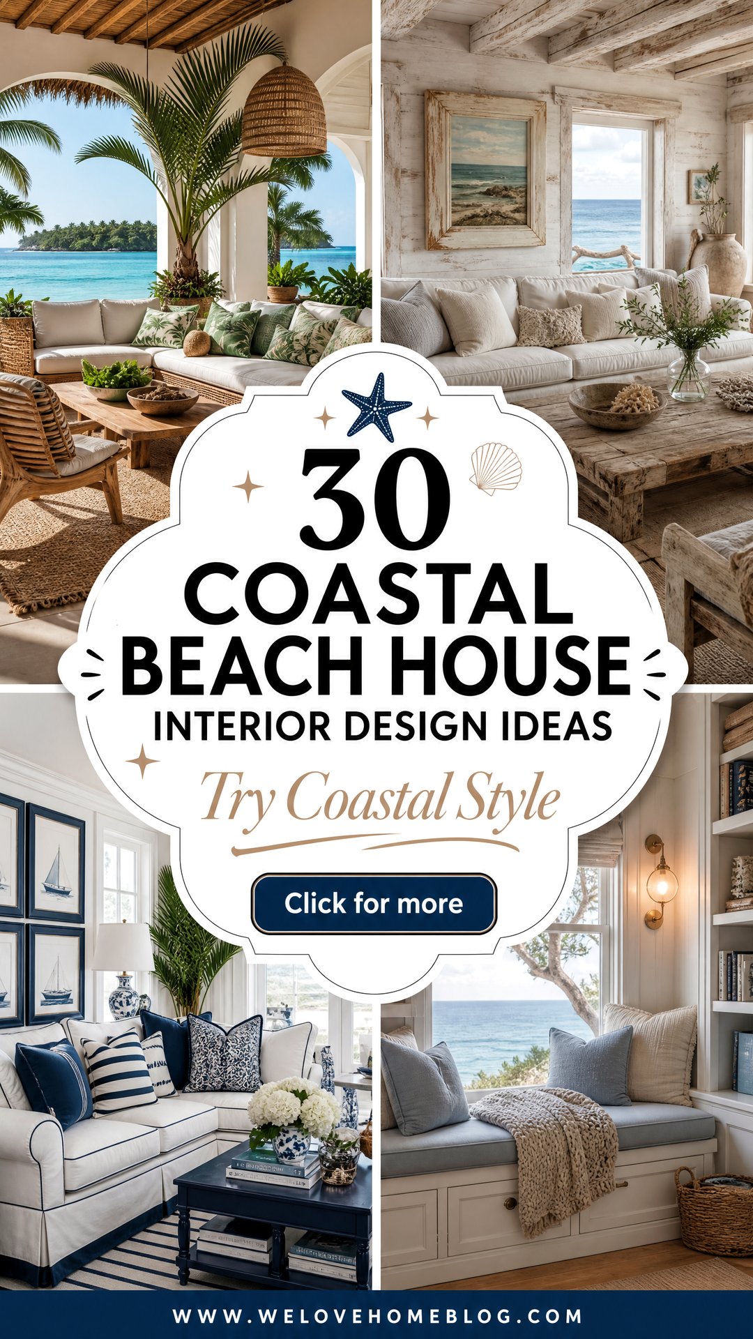 30 Coastal Beach House Interior Design Ideas to Try - 30 Coastal Beach House Interior Design Ideas to Try