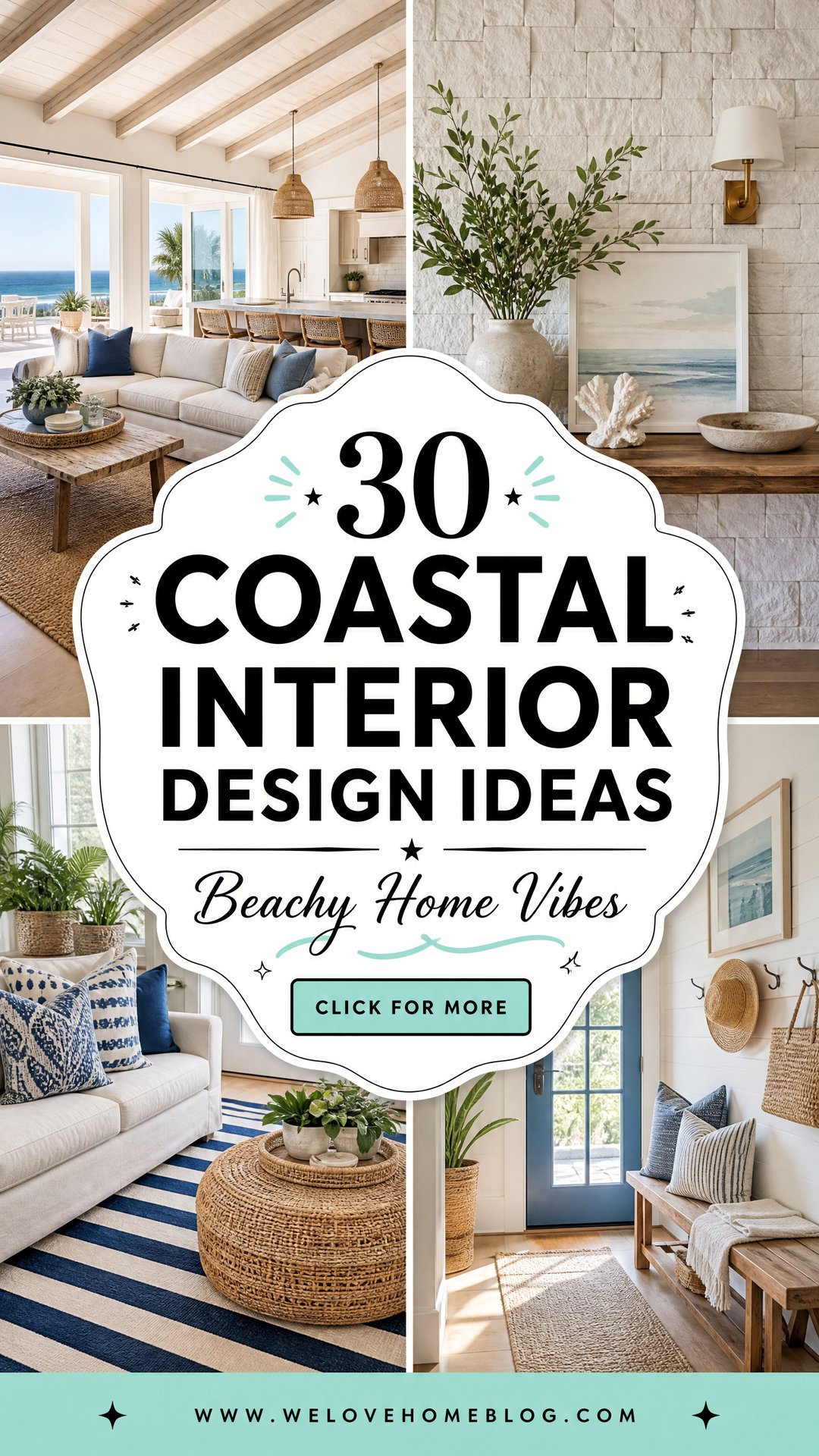 30 Coastal Interior Design Ideas for a Beachy Home - 30 Coastal Interior Design Ideas for a Beachy Home