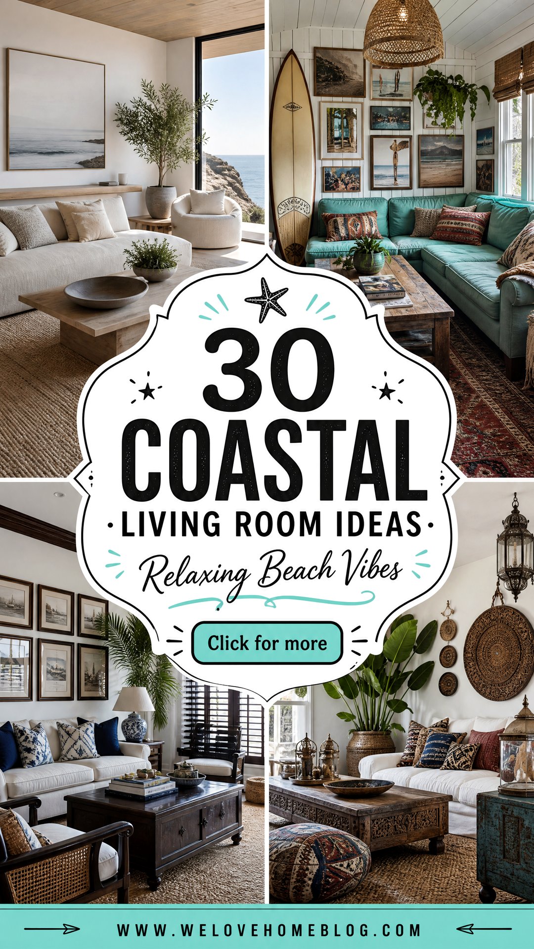 30 Coastal Living Room Ideas for a Relaxing Vibe - 30 Coastal Living Room Ideas for a Relaxing Vibe