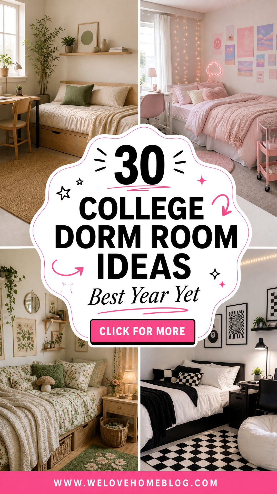 30 College Dorm Room Ideas for Your Best Year Yet - 30 College Dorm Room Ideas for Your Best Year Yet