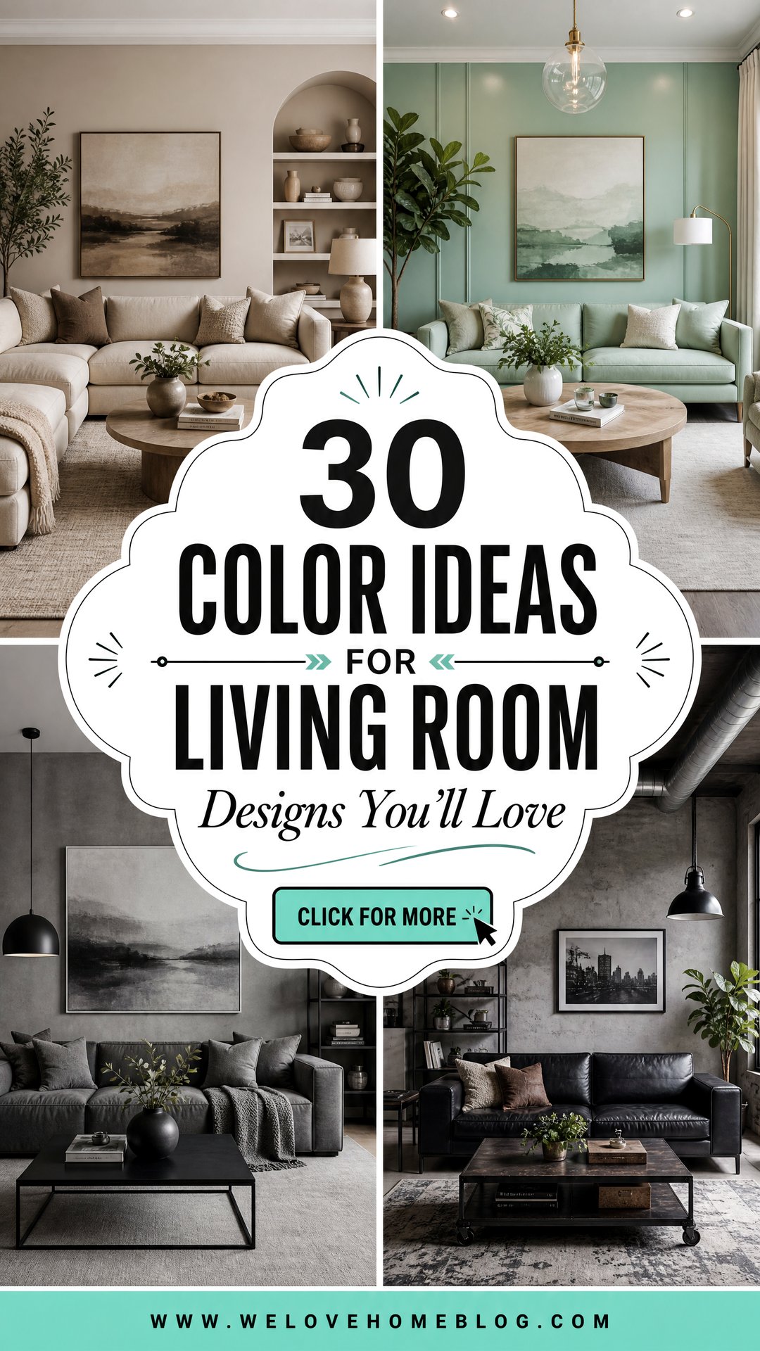 30 Color Ideas for Living Room Designs Youll Love - 30 Color Ideas for Living Room Designs You'll Love