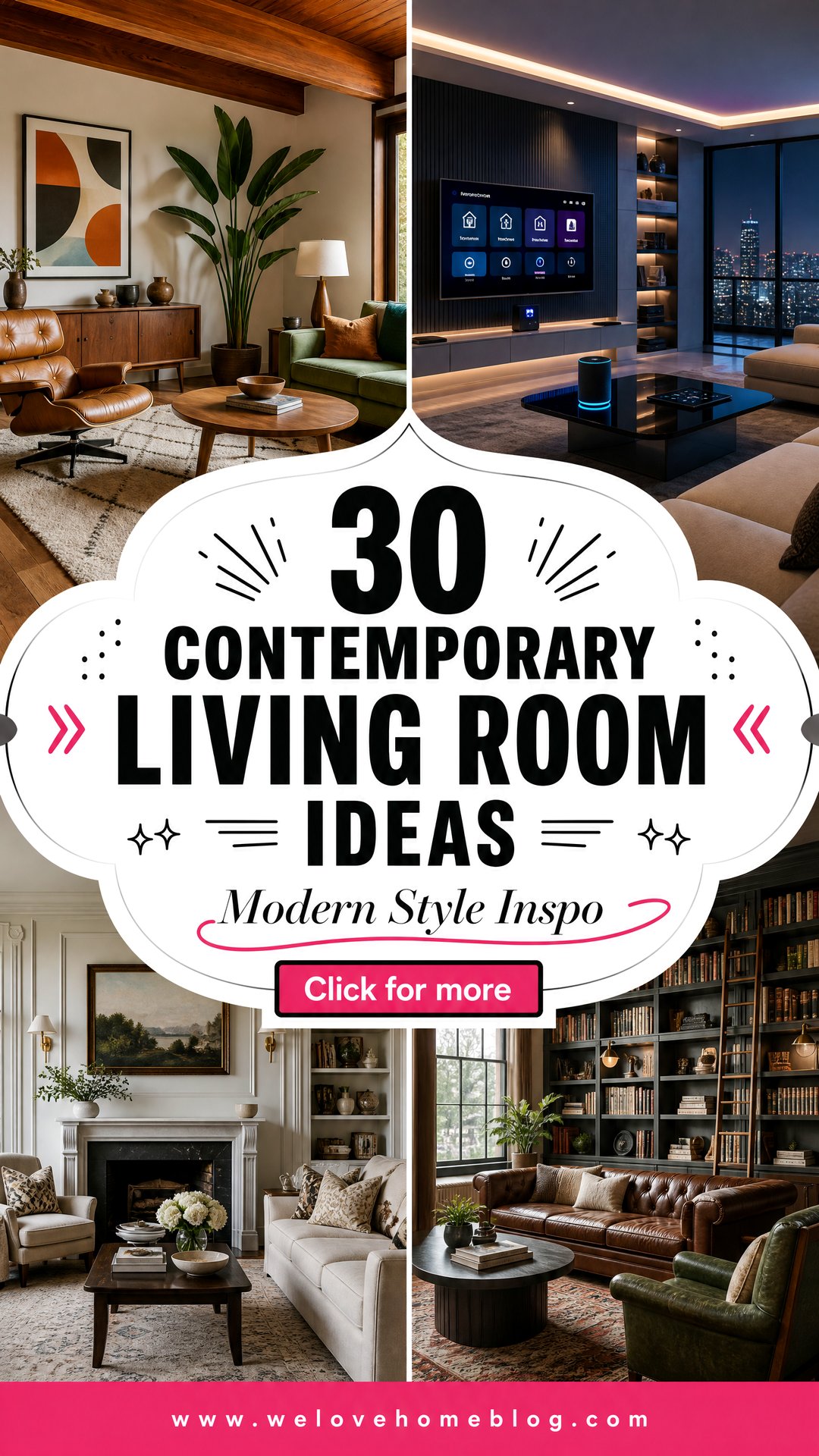 30 Contemporary Living Room Ideas for Modern Style - 30 Contemporary Living Room Ideas for Modern Style