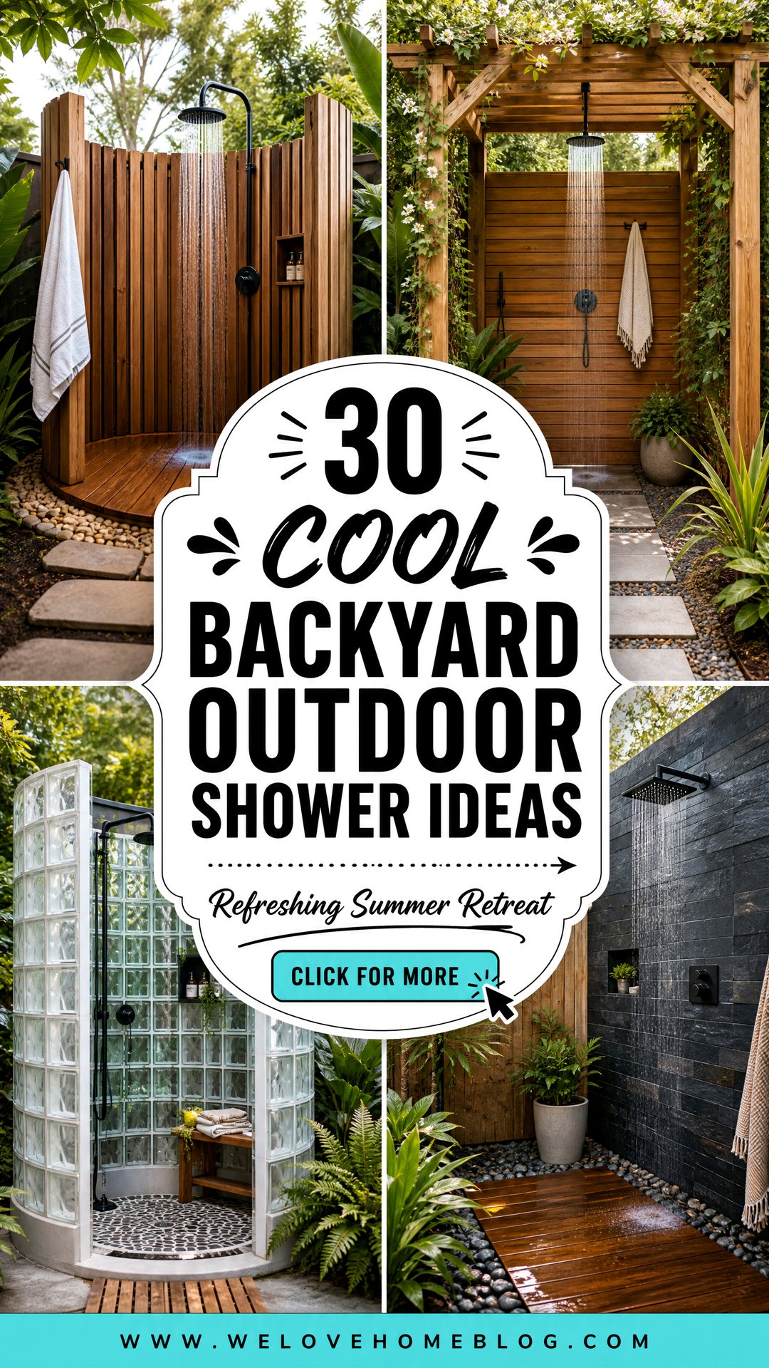 30 Cool Backyard Outdoor Shower Ideas for Your Summer - 30 Cool Backyard Outdoor Shower Ideas for Your Summer