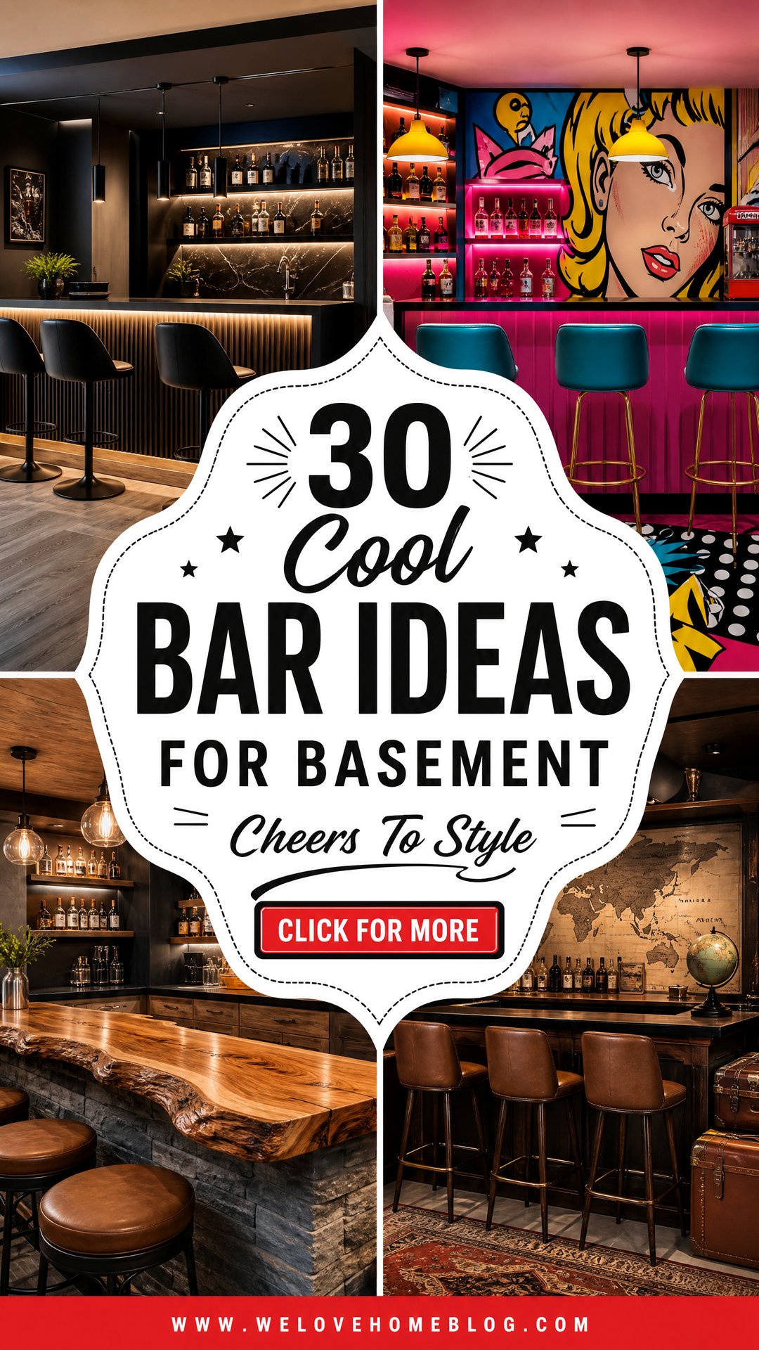 30 Cool Bar Ideas for Basement Entertaining and Style - 30 Cool Bar Ideas for Basement Entertaining and Style