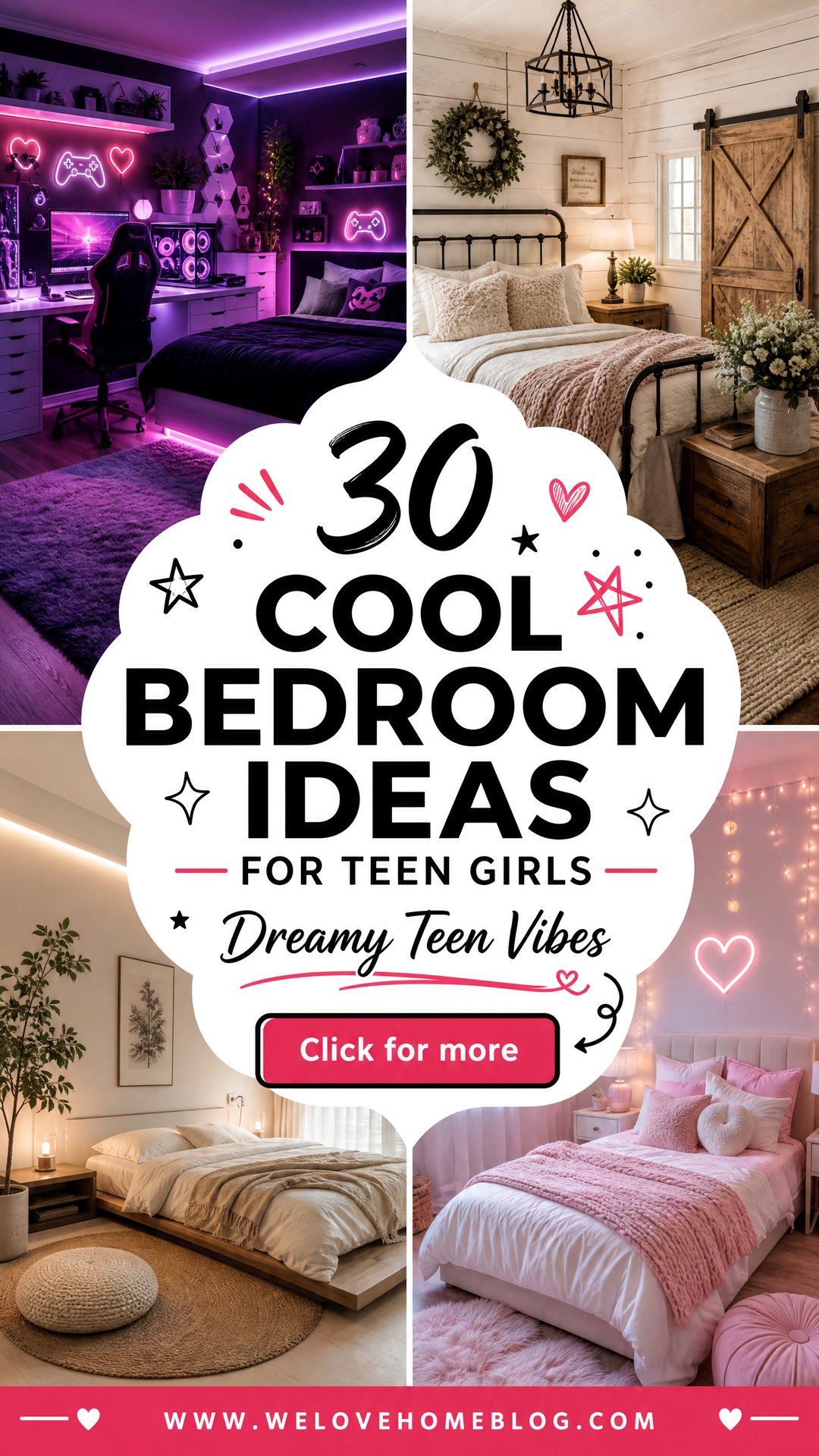30 Cool Bedroom Ideas for Teen Girls to Love - 30 Cool Bedroom Ideas for Teen Girls to Love