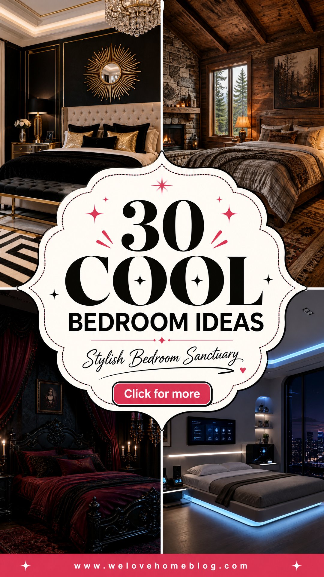 30 Cool Bedroom Ideas for a Stylish Sanctuary - 30 Cool Bedroom Ideas for a Stylish Sanctuary