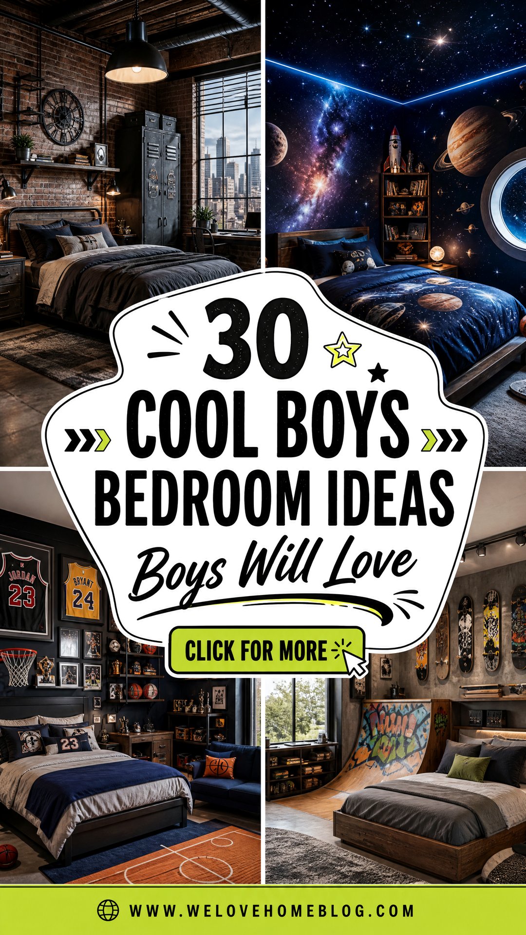 30 Cool Boys Bedroom Ideas They Will Love - 30 Cool Boys Bedroom Ideas They Will Love