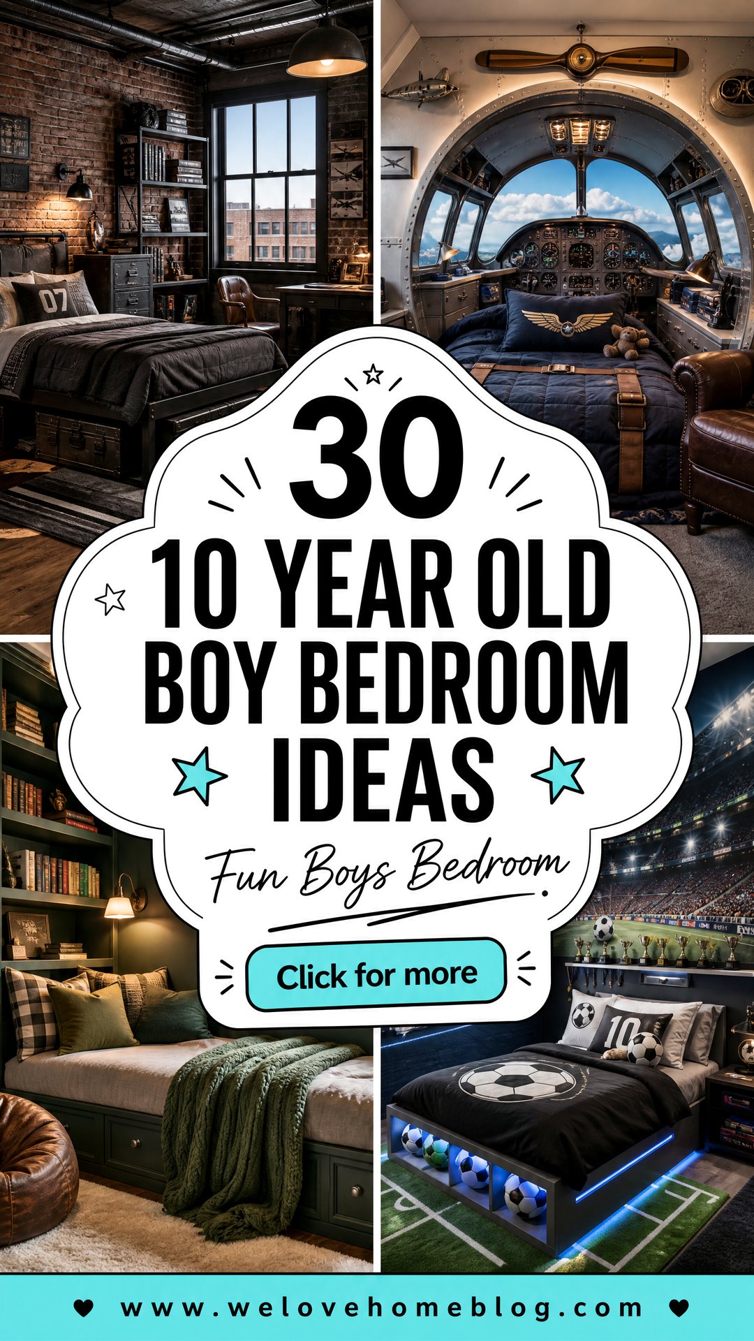 30 Cool 10 Year Old Boy Bedroom Ideas for Kids - 30 Cool 10 Year Old Boy Bedroom Ideas for Kids