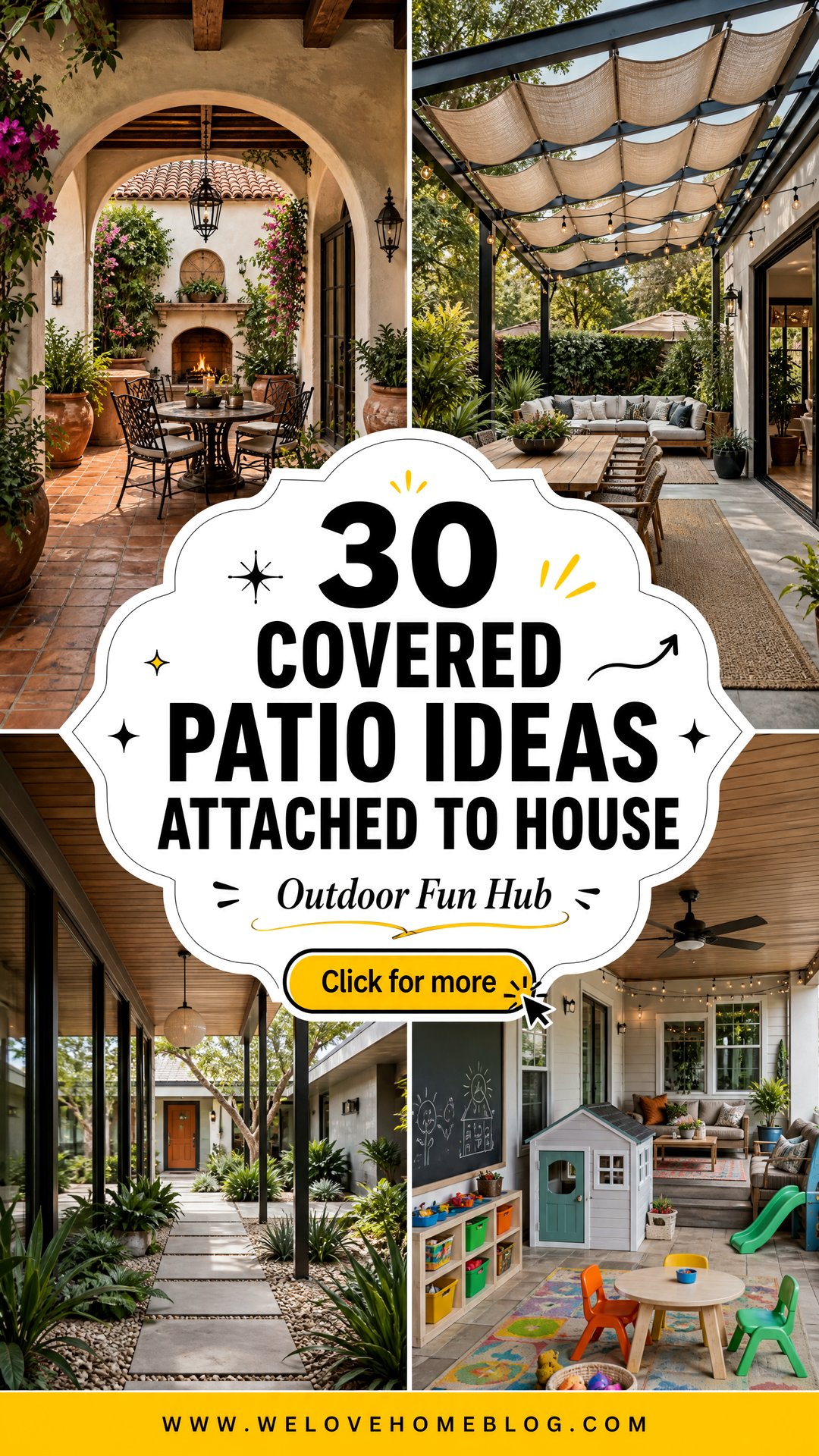 30 Covered Patio Ideas Attached to House for Outdoor Fun - 30 Covered Patio Ideas Attached to House for Outdoor Fun