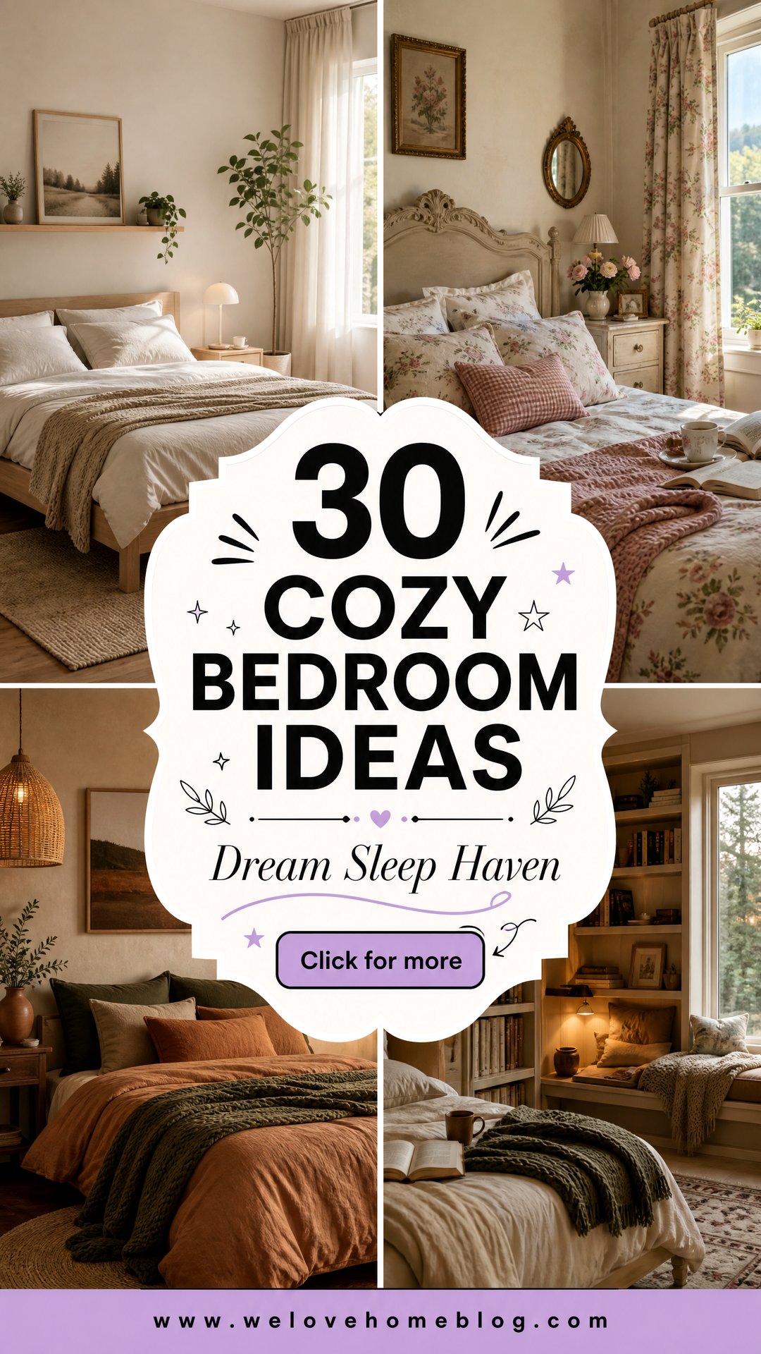 30 Cozy Bedroom Ideas to Create Your Dream Sleep Haven - 30 Cozy Bedroom Ideas to Create Your Dream Sleep Haven