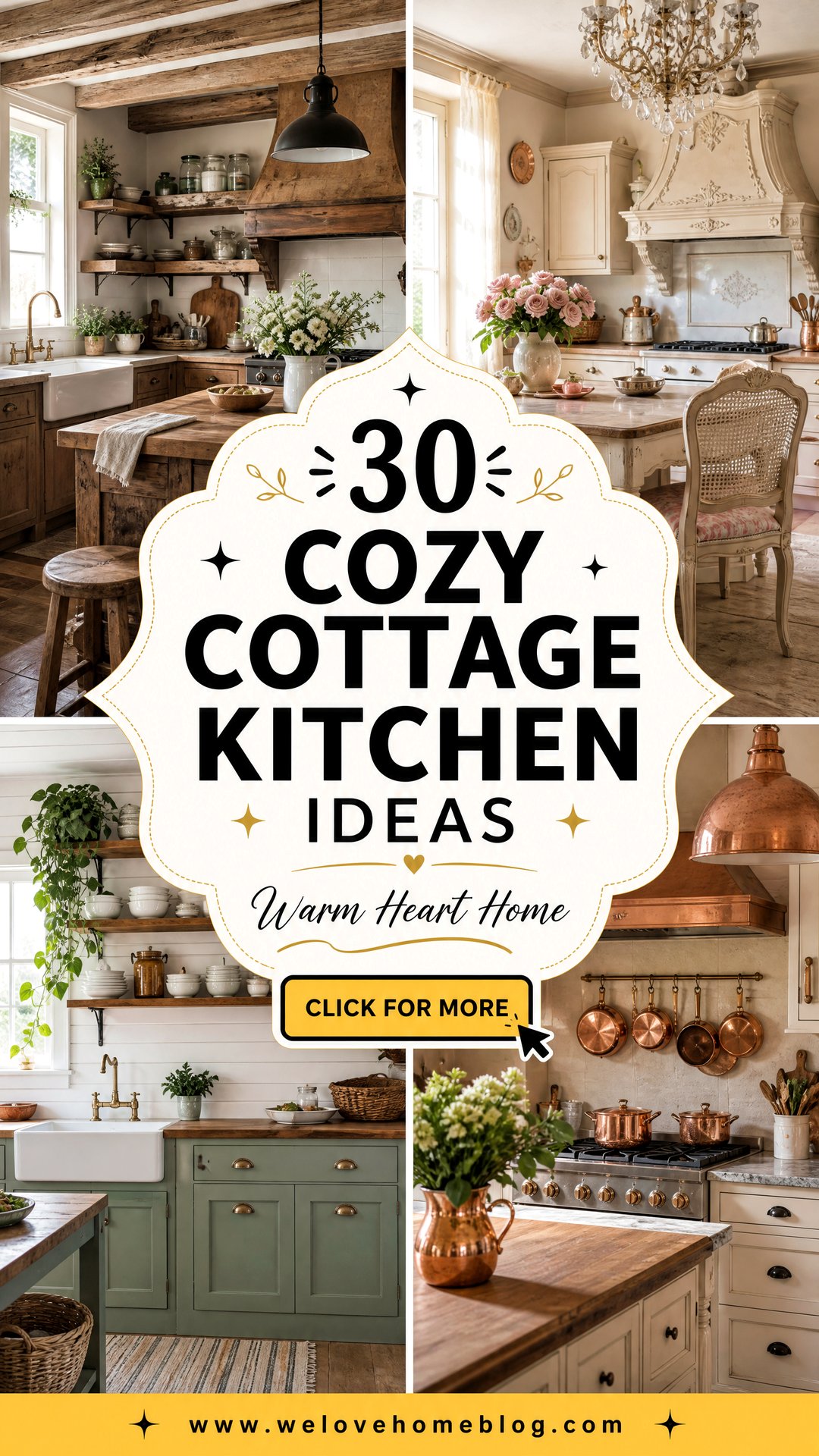 30 Cozy Cottage Kitchen Ideas for a Warm Home - 30 Cozy Cottage Kitchen Ideas for a Warm Home