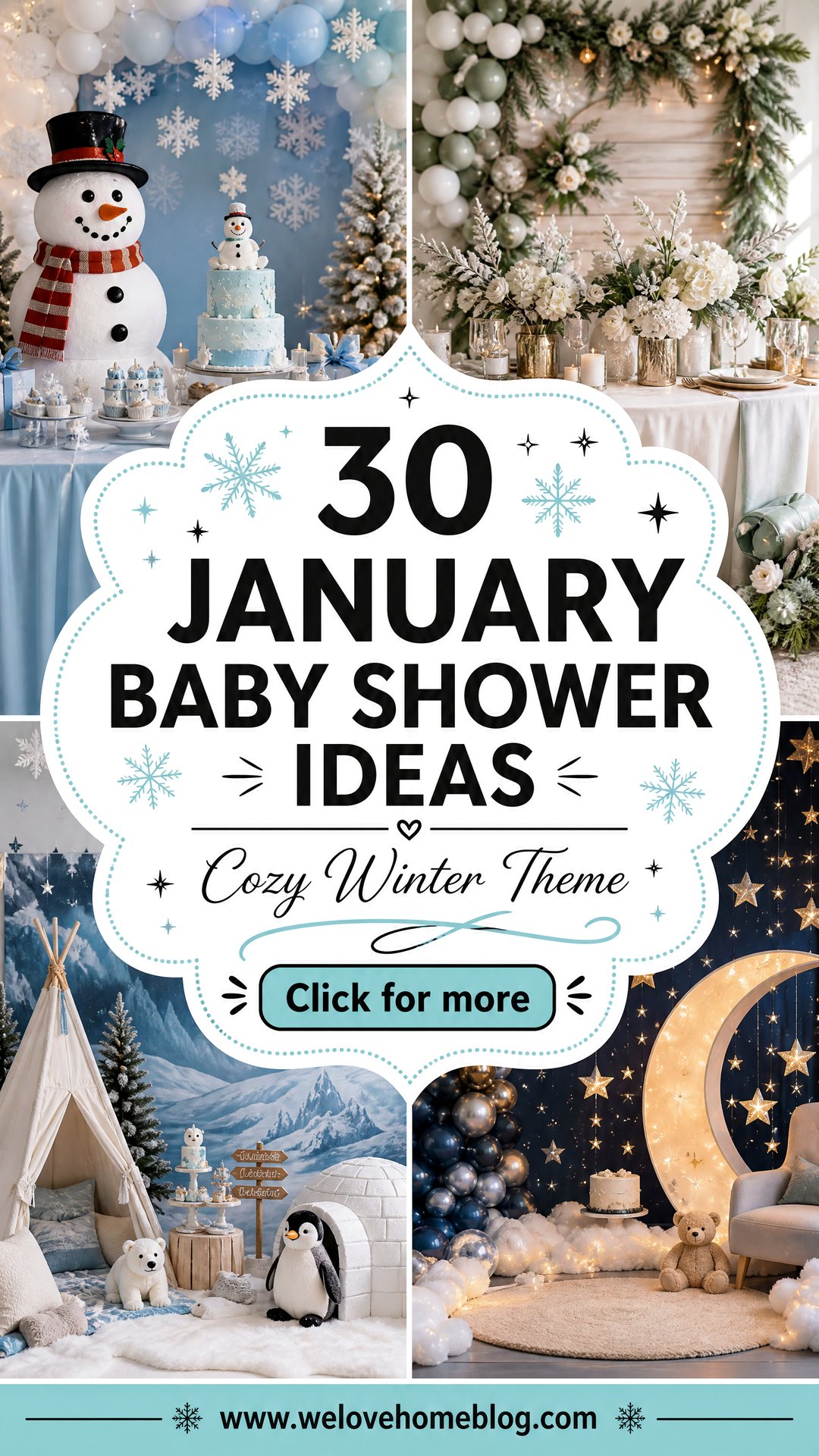 30 Cozy January Baby Shower Ideas for a Winter Theme - 30 Cozy January Baby Shower Ideas for a Winter Theme