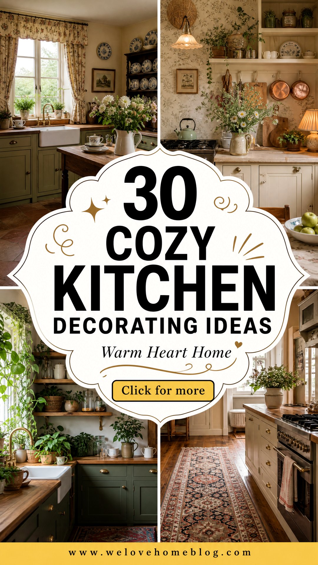 30 Cozy Kitchen Decorating Ideas for a Warm Heart of Home - 30 Cozy Kitchen Decorating Ideas for a Warm Heart of Home