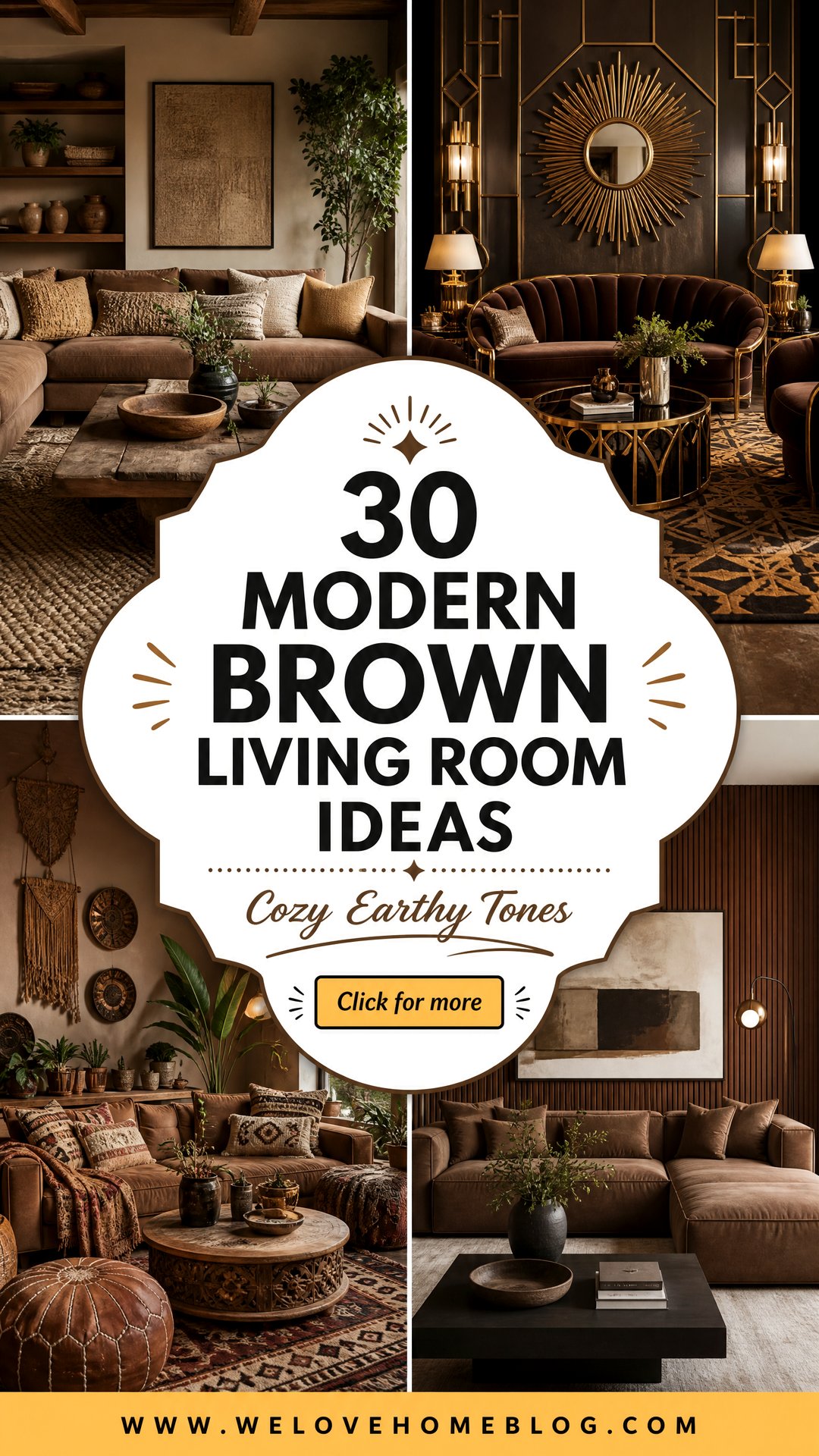 30 Cozy Modern Brown Living Room Ideas for Home - 30 Cozy Modern Brown Living Room Ideas for Home