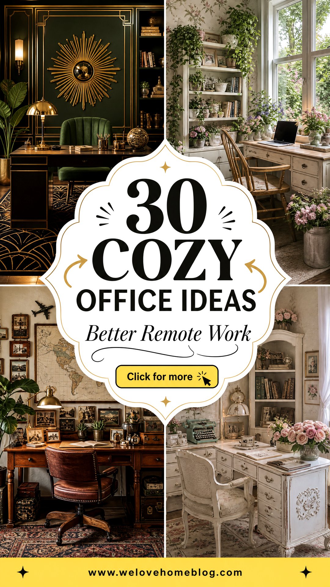 30 Cozy Office Ideas for a Better Remote Work Life - 30 Cozy Office Ideas for a Better Remote Work Life