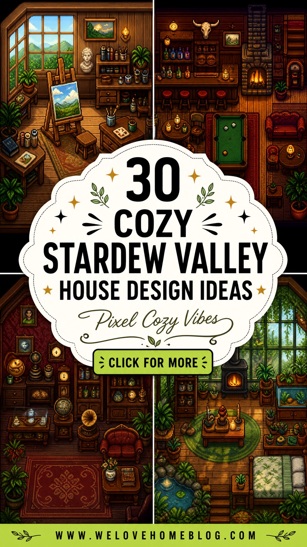 30 Cozy Stardew Valley House Design Ideas for Gamers - 30 Cozy Stardew Valley House Design Ideas for Gamers