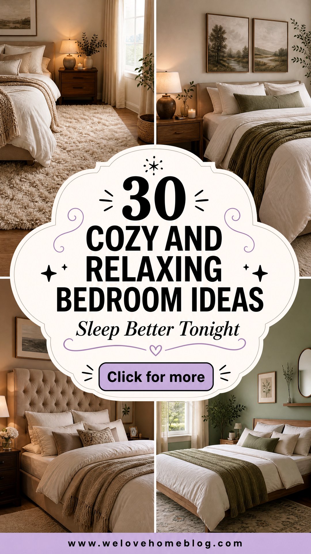 30 Cozy and Relaxing Bedroom Ideas for Better Sleep - 30 Cozy and Relaxing Bedroom Ideas for Better Sleep