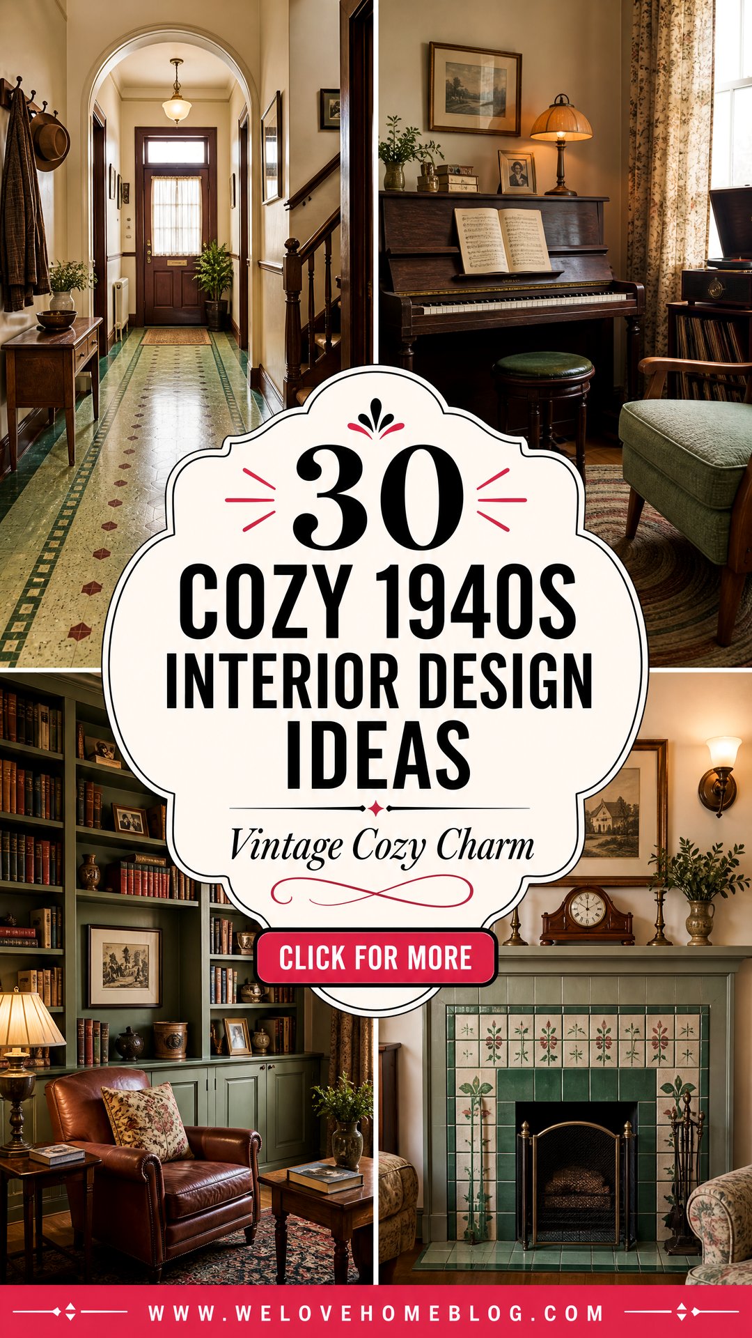 30 Cozy 1940s Interior Design Ideas for Any Room - 30 Cozy 1940s Interior Design Ideas for Any Room