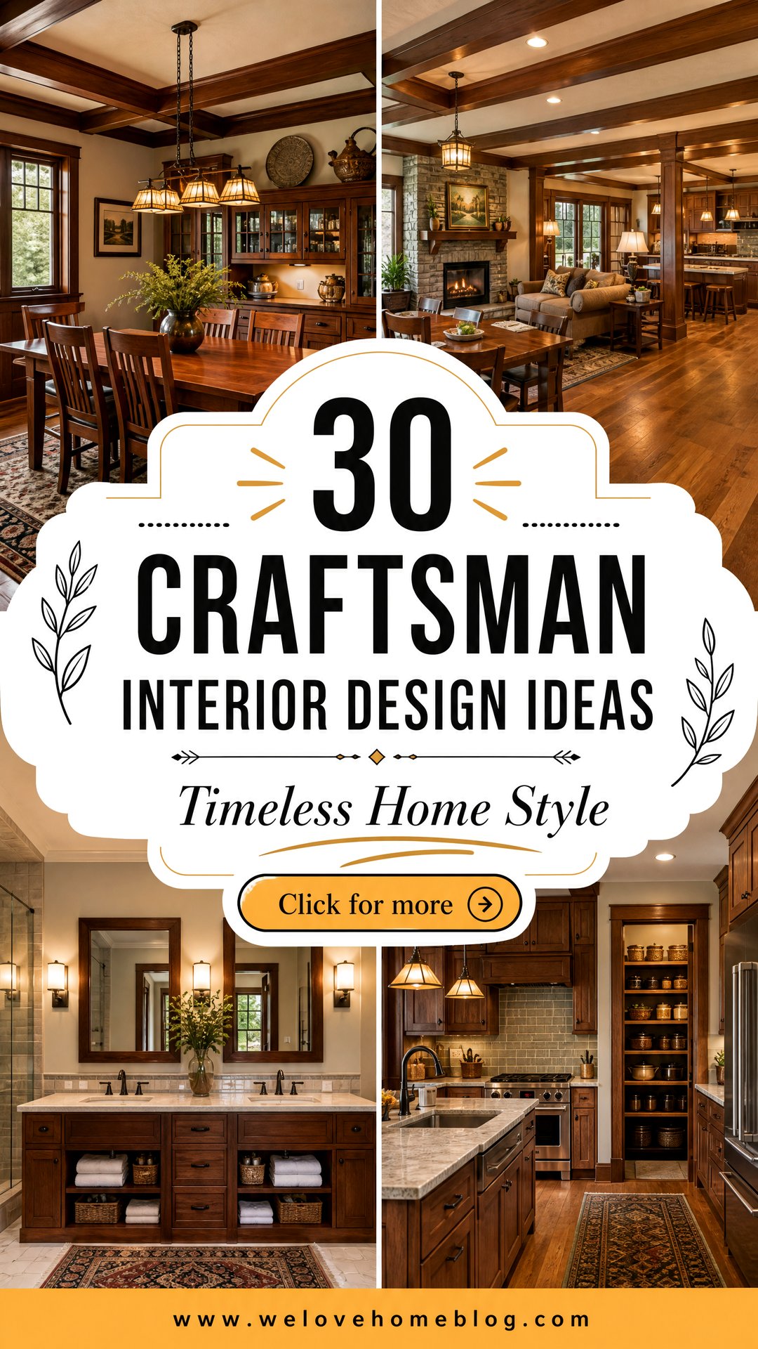 30 Craftsman Interior Design Ideas for a Timeless Home Look - 30 Craftsman Interior Design Ideas for a Timeless Home Look