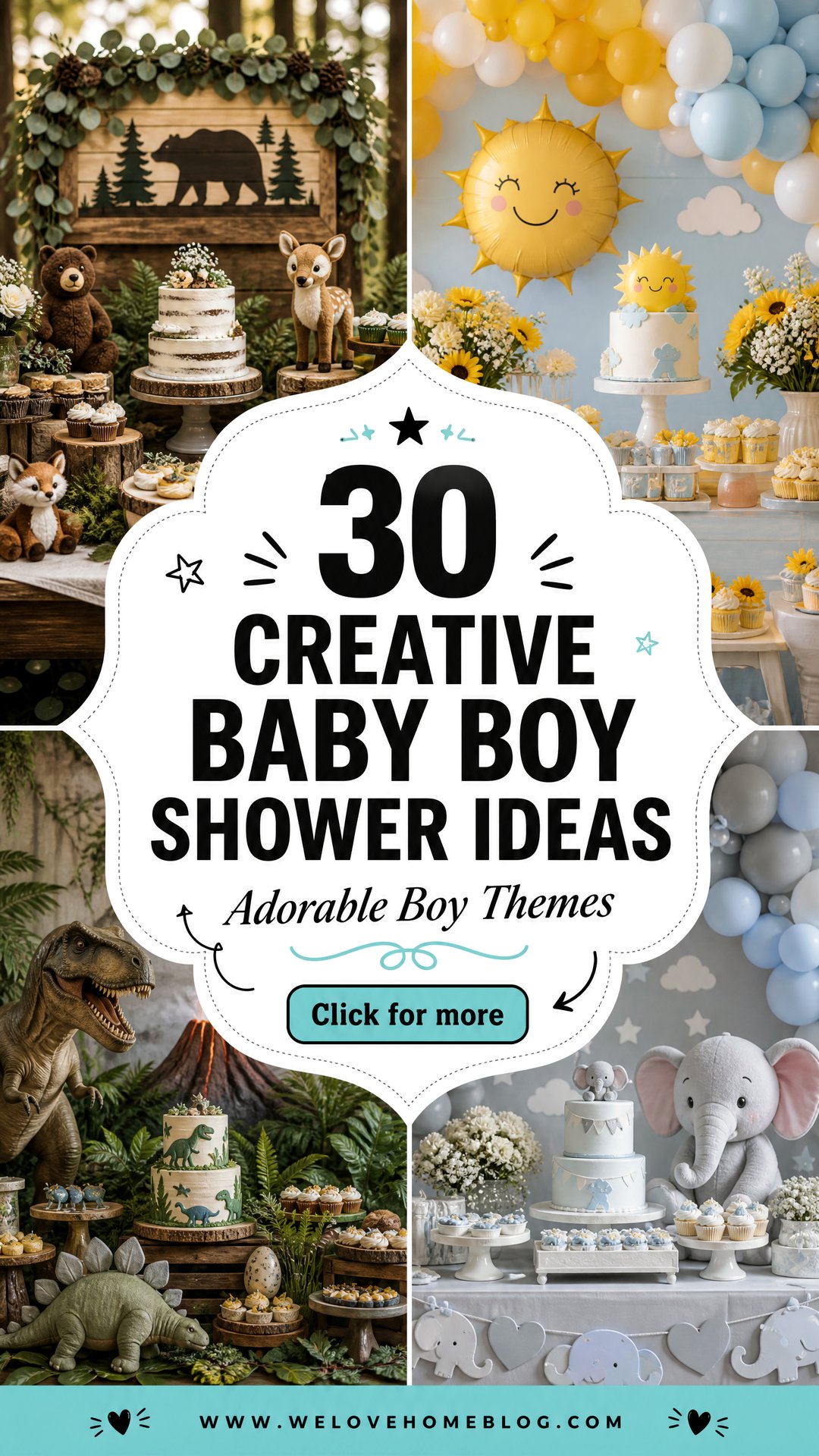 30 Creative Baby Boy Shower Ideas and Themes - 30 Creative Baby Boy Shower Ideas and Themes