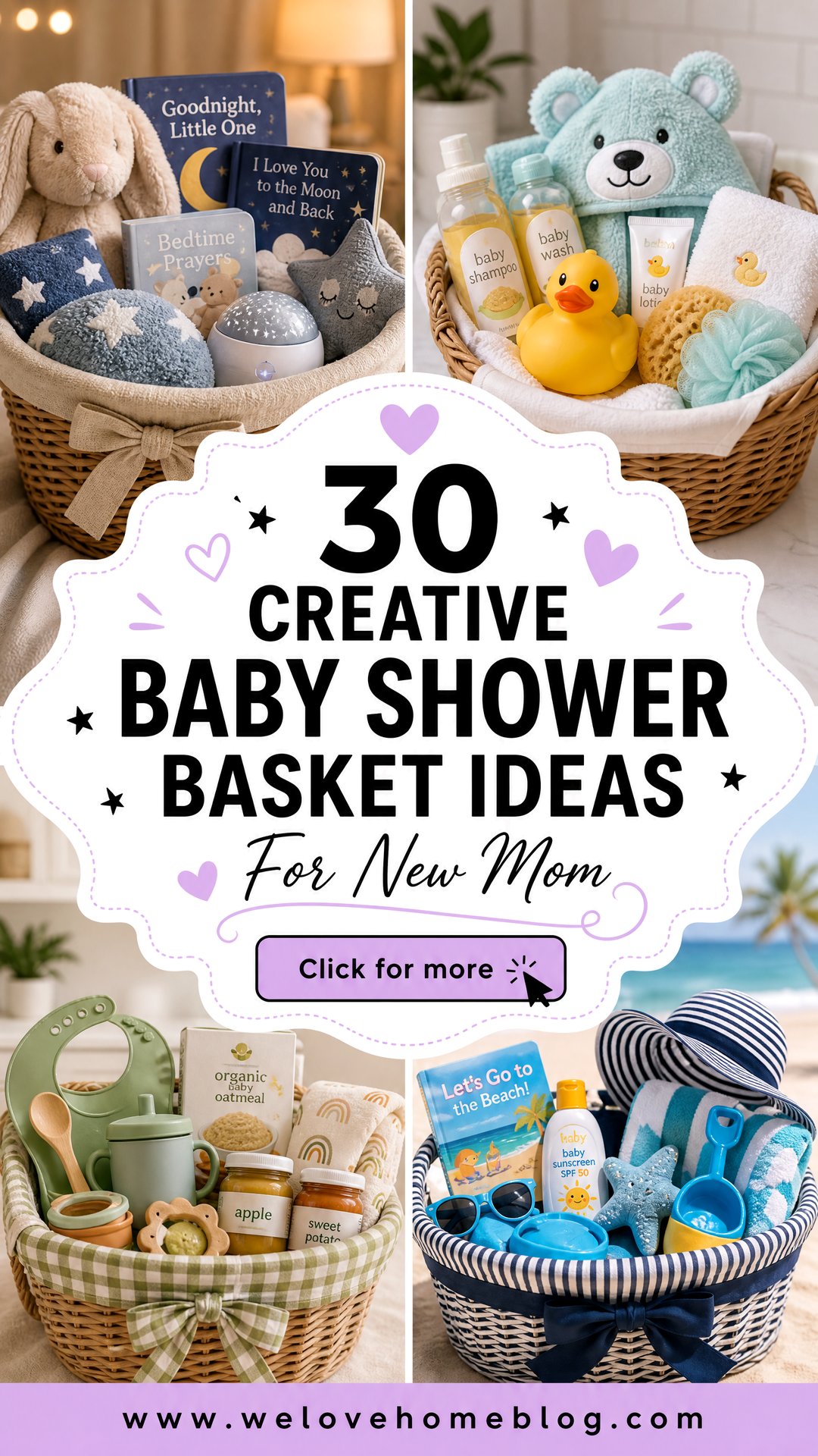 30 Creative Baby Shower Basket Ideas for the New Mom - 30 Creative Baby Shower Basket Ideas for the New Mom