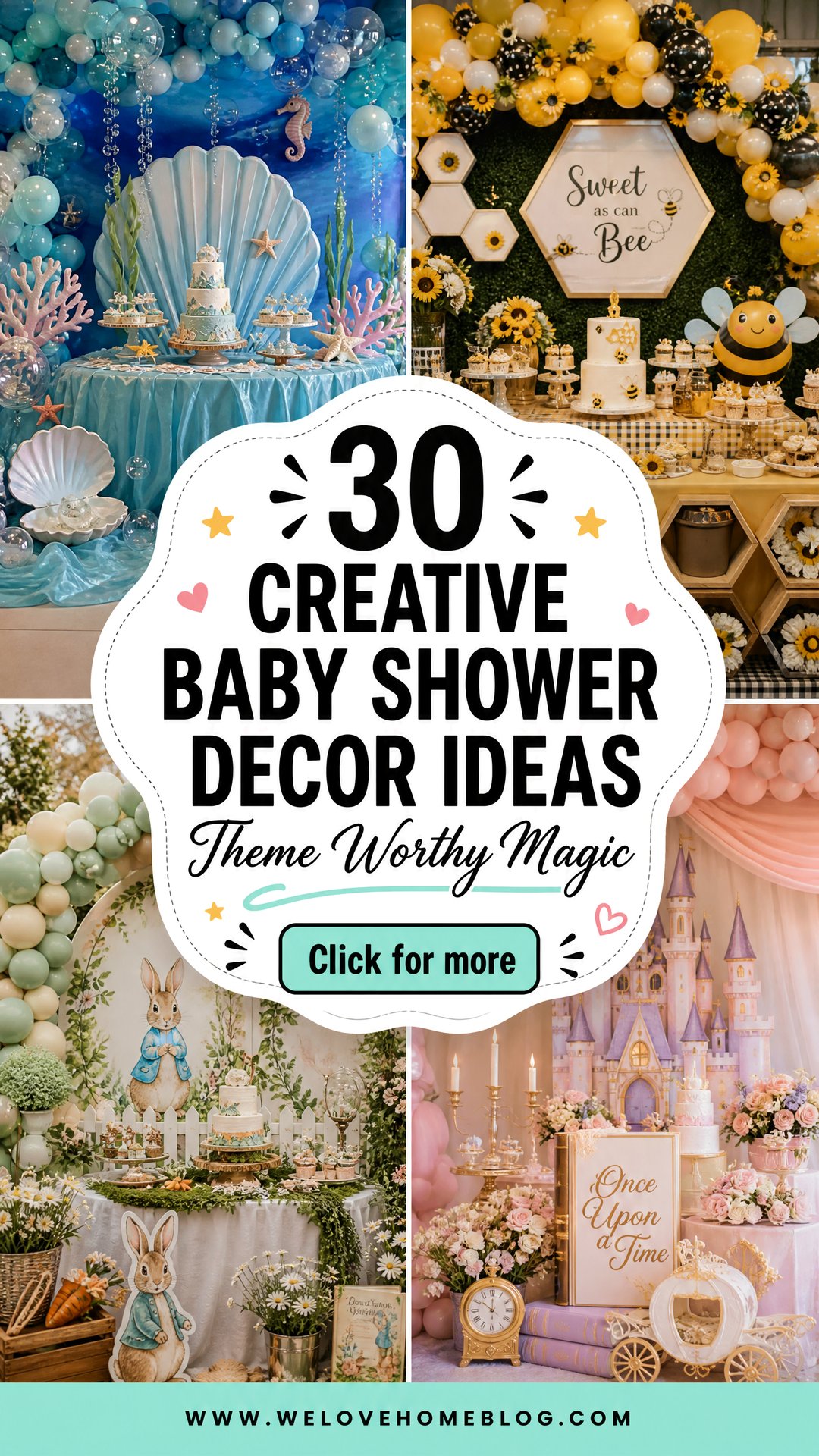 30 Creative Baby Shower Decor Ideas for Any Theme - 30 Creative Baby Shower Decor Ideas for Any Theme