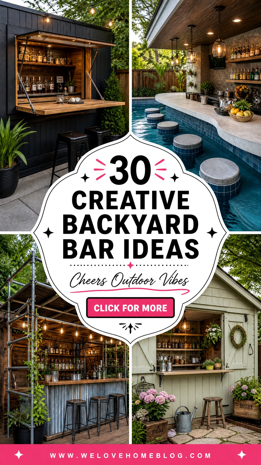 30 Creative Backyard Bar Ideas for Entertaining Guests - 30 Creative Backyard Bar Ideas for Entertaining Guests