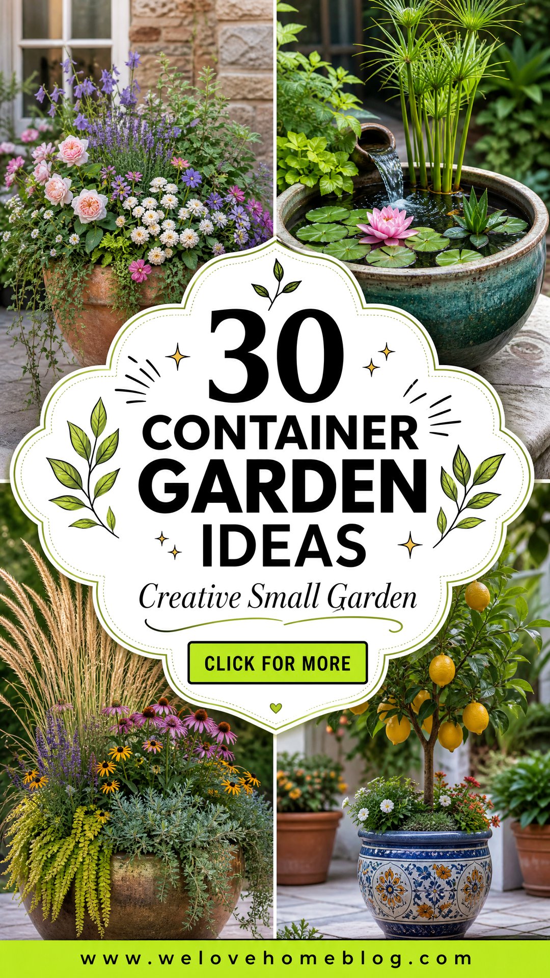 30 Creative Container Garden Ideas for Small Spaces - 30 Creative Container Garden Ideas for Small Spaces