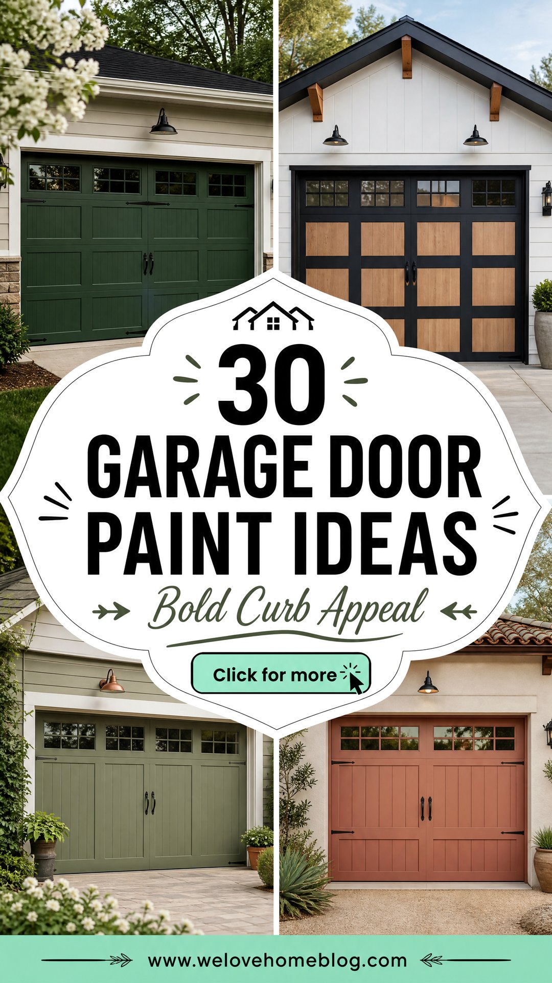 30 Creative Garage Door Paint Ideas and Patterns - 30 Creative Garage Door Paint Ideas and Patterns